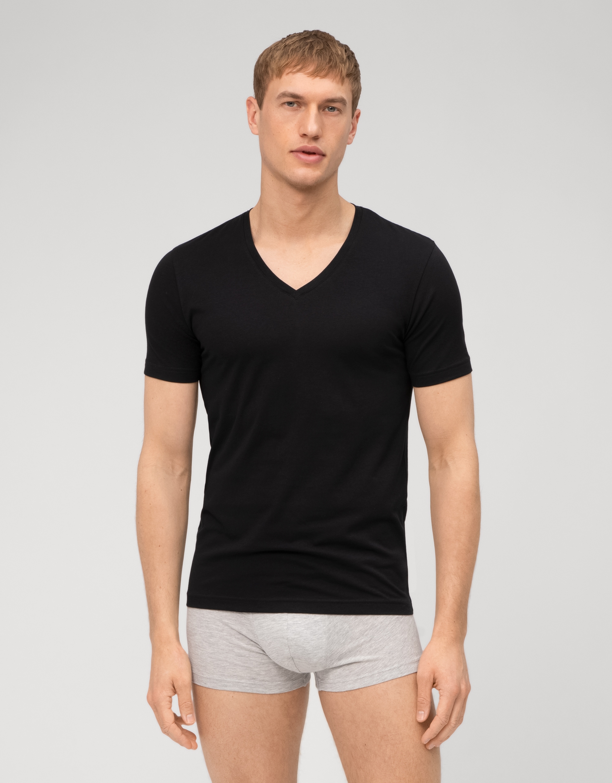 OLYMP T-Shirt »Casual« V-Ausschnitt, Ideal zum Unterziehen