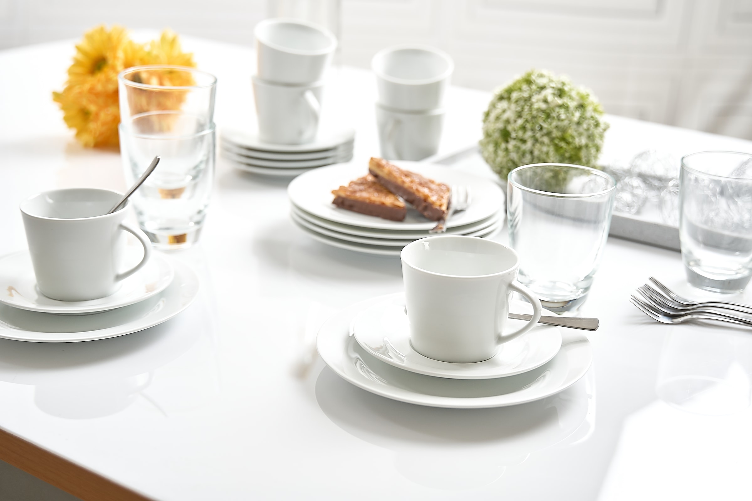 Retsch Arzberg Kombiservice »Geschirr-Set, Service Classico« zeitlose, schlichte Form, 30 Teile, für 6 Personen