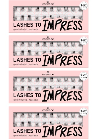 Einzelwimpern »essence LASHES TO IMPRESS 07«, (Packung, 4 tlg.)