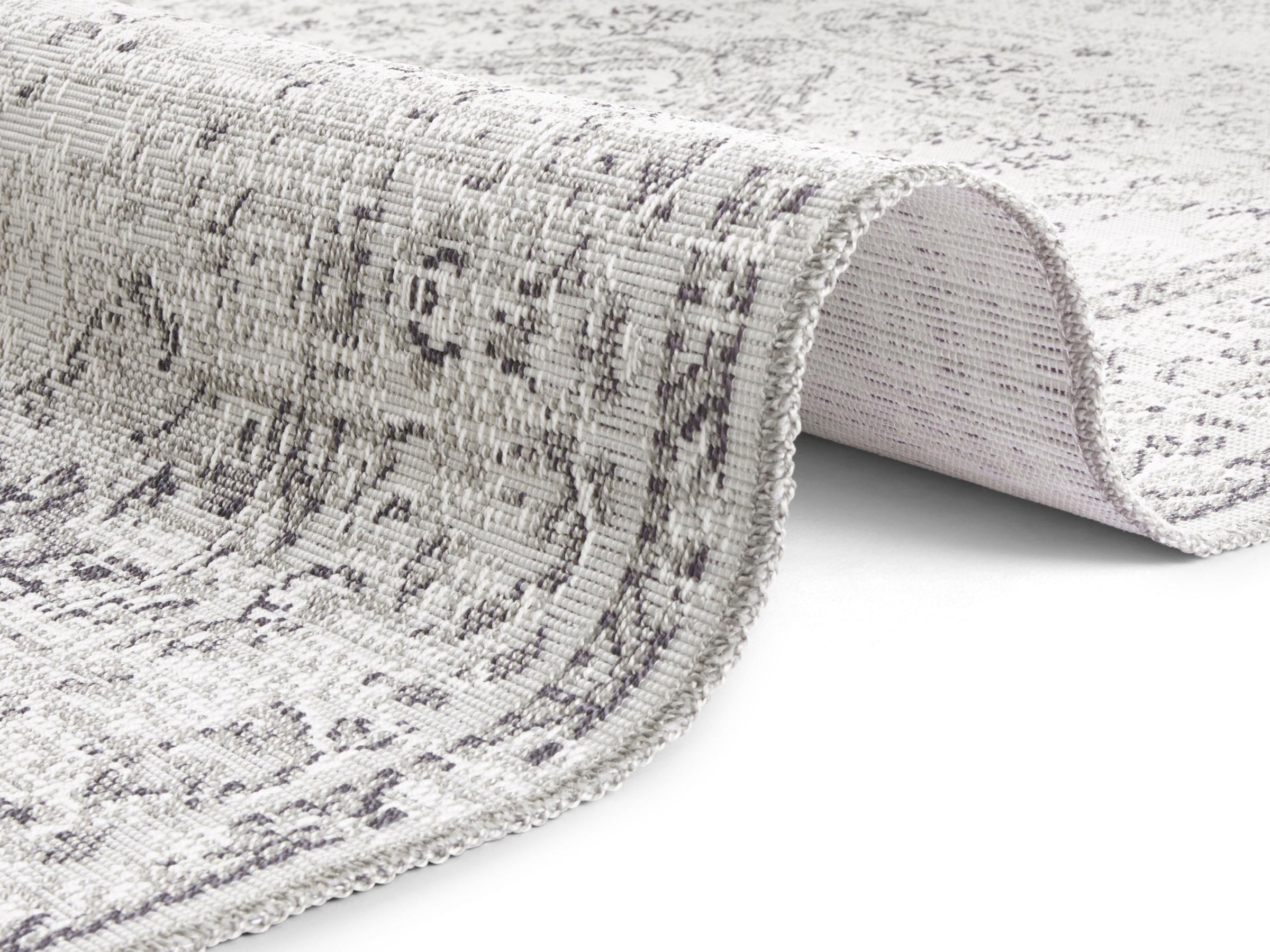 ELLE DECORATION Teppich »Cenon«, rechteckig, 3 mm Höhe, Vintage Design, ​, Robust, Pflegeleicht, Flachgewebe