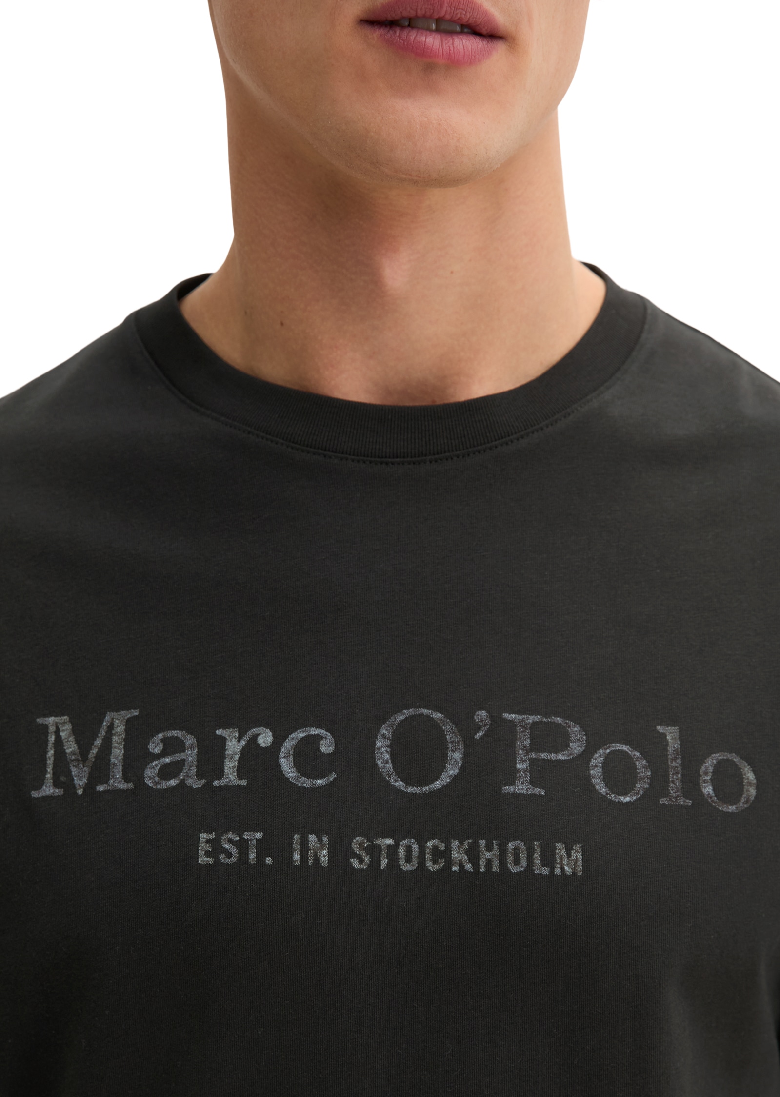 Marc O'Polo T-Shirt klassisches Logo-T-Shirt
