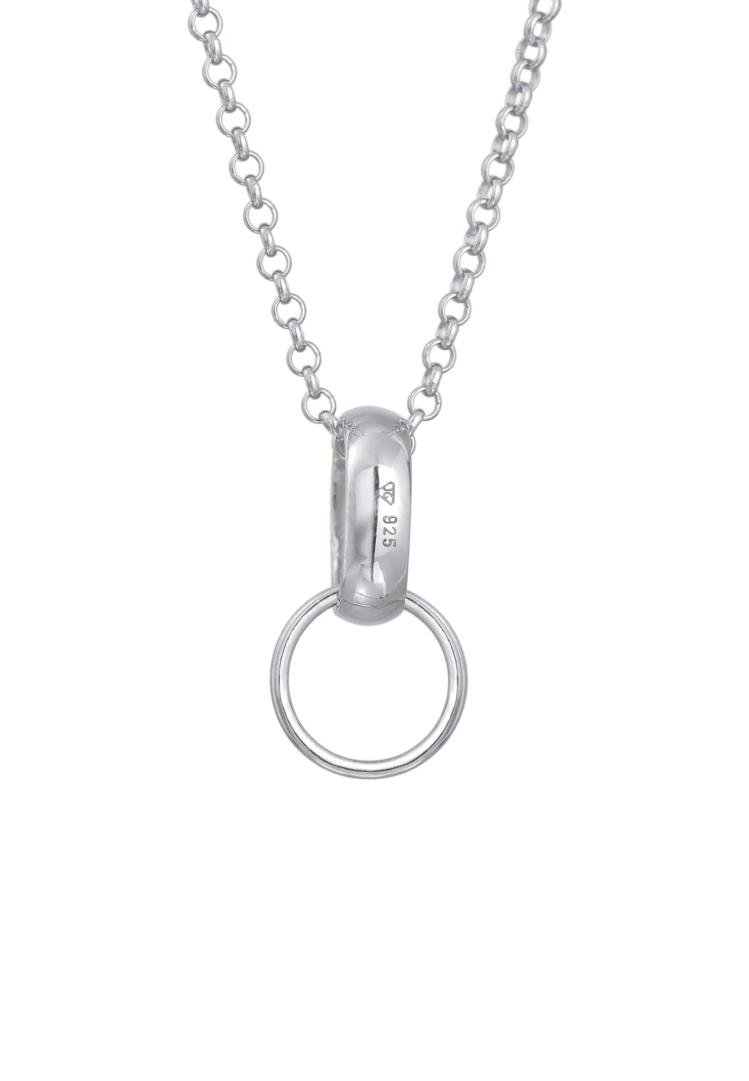 Nenalina Kette mit Anhänger »Halskette Charm Kette mit Carrier 925 Silber«