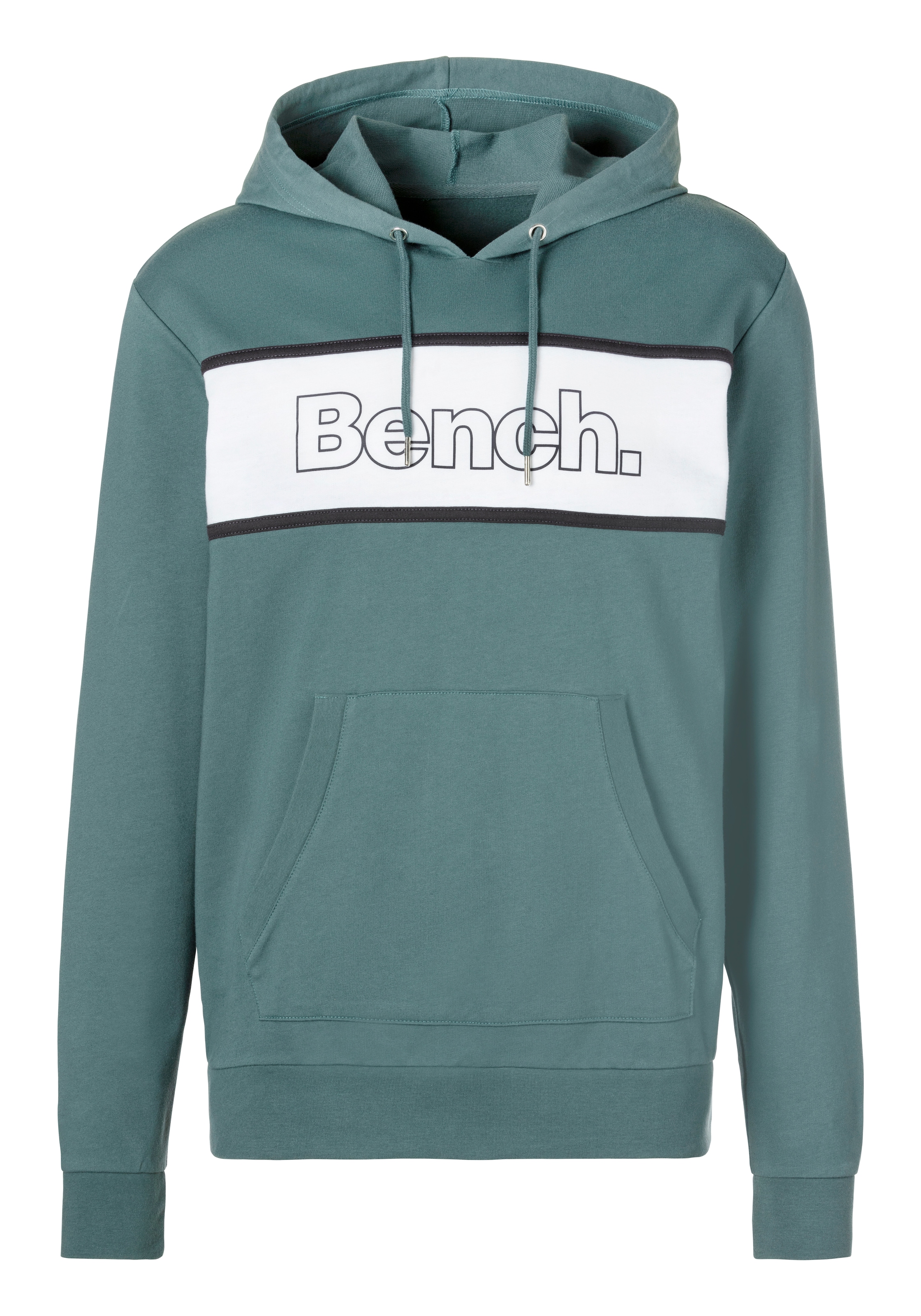 Bench. Loungewear Hoodie, Langarm, Sweatshirt mit Rundhals und Kapuze, Baumwollmischung