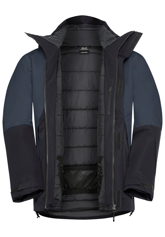 Jack Wolfskin Skijacke »FLOWLINE 2L INS JKT M«, mit Kapuze