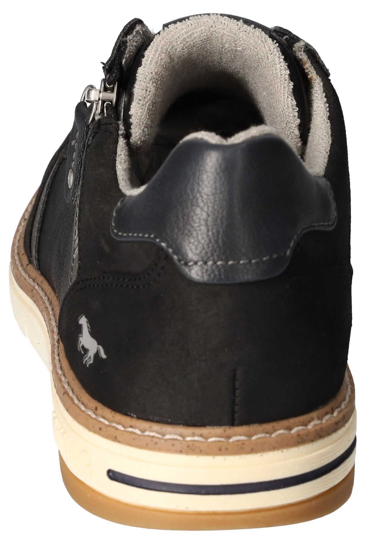 Mustang Shoes Schnürschuh, mit Reißverschluss, Freizeitschuh, Halbschuh, Schnürschuh