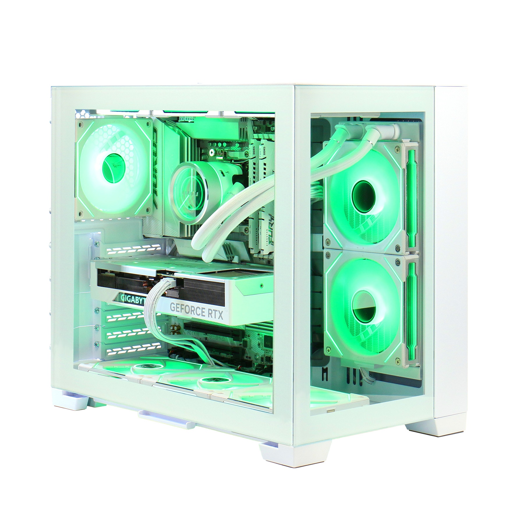 Hyrican Gaming-PC »SNOW 7362«, DDR5 RAM; PCIe Gen4; Windows 11
