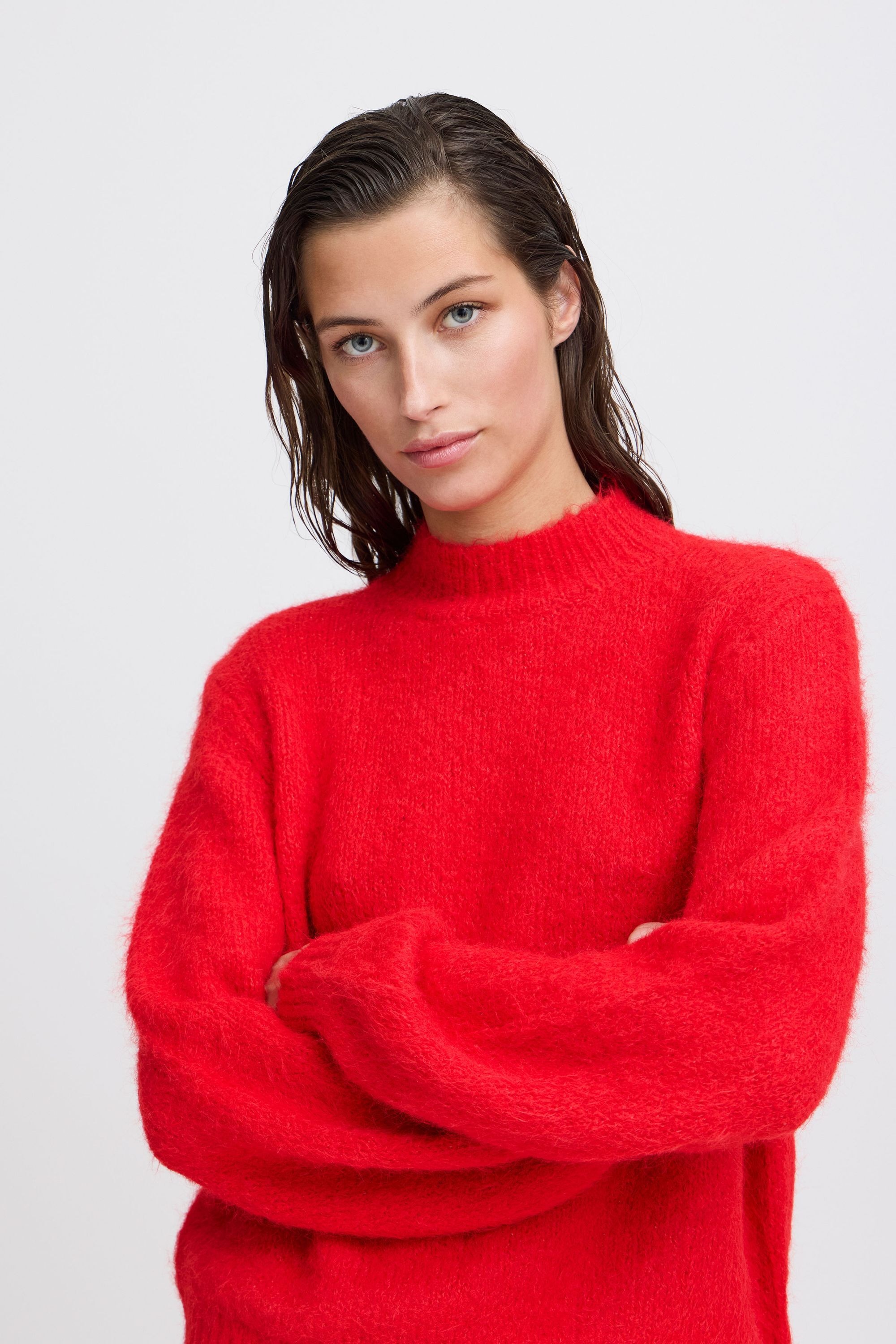 b.young Strickfleece-Pullover »Strickpullover BYMILLER SHORT JUMPER -«
