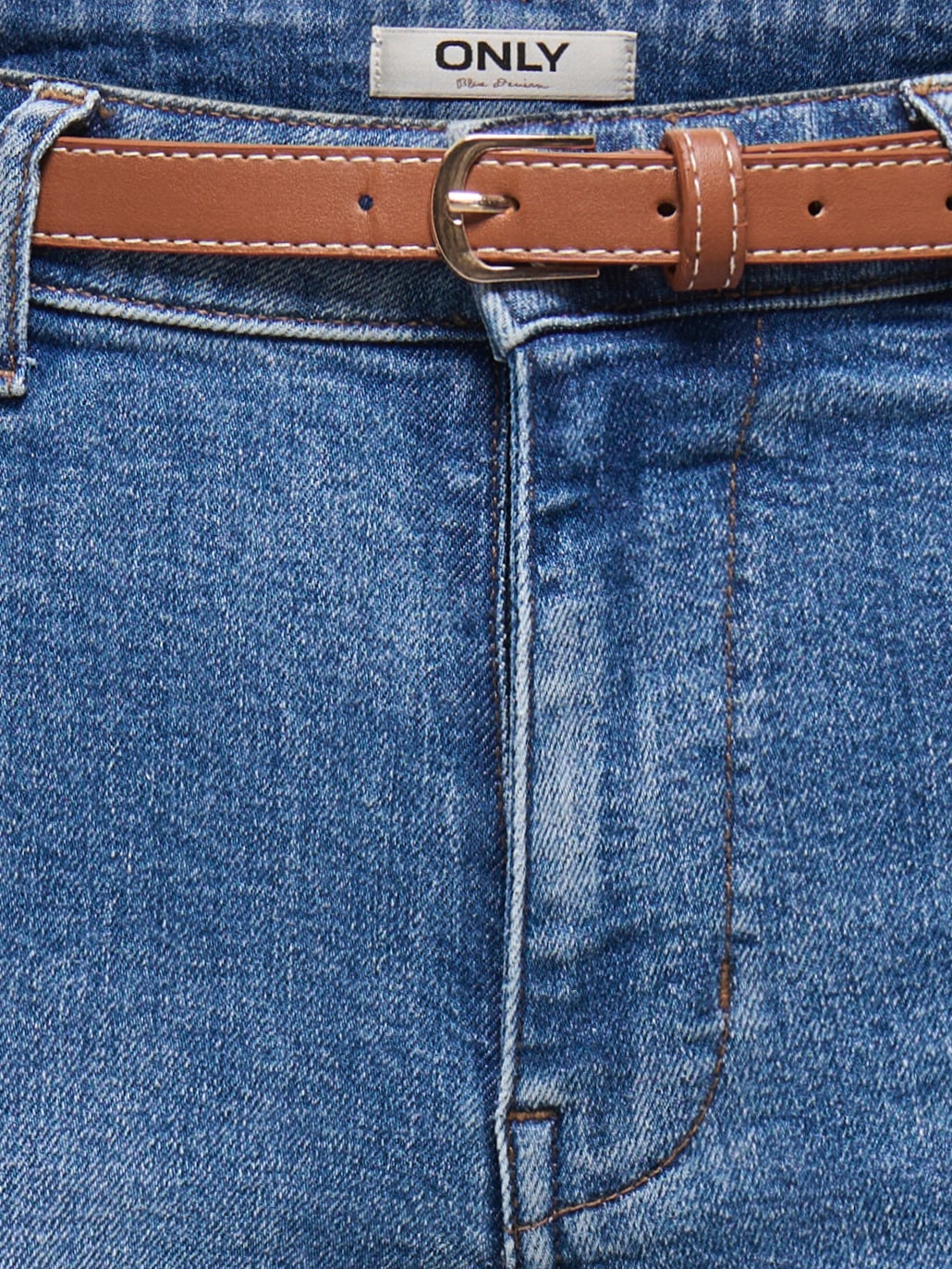 ONLY High-waist-Jeans »ONLMADISON HW WIDE BELT DNM TAI635« Baumwollmischung