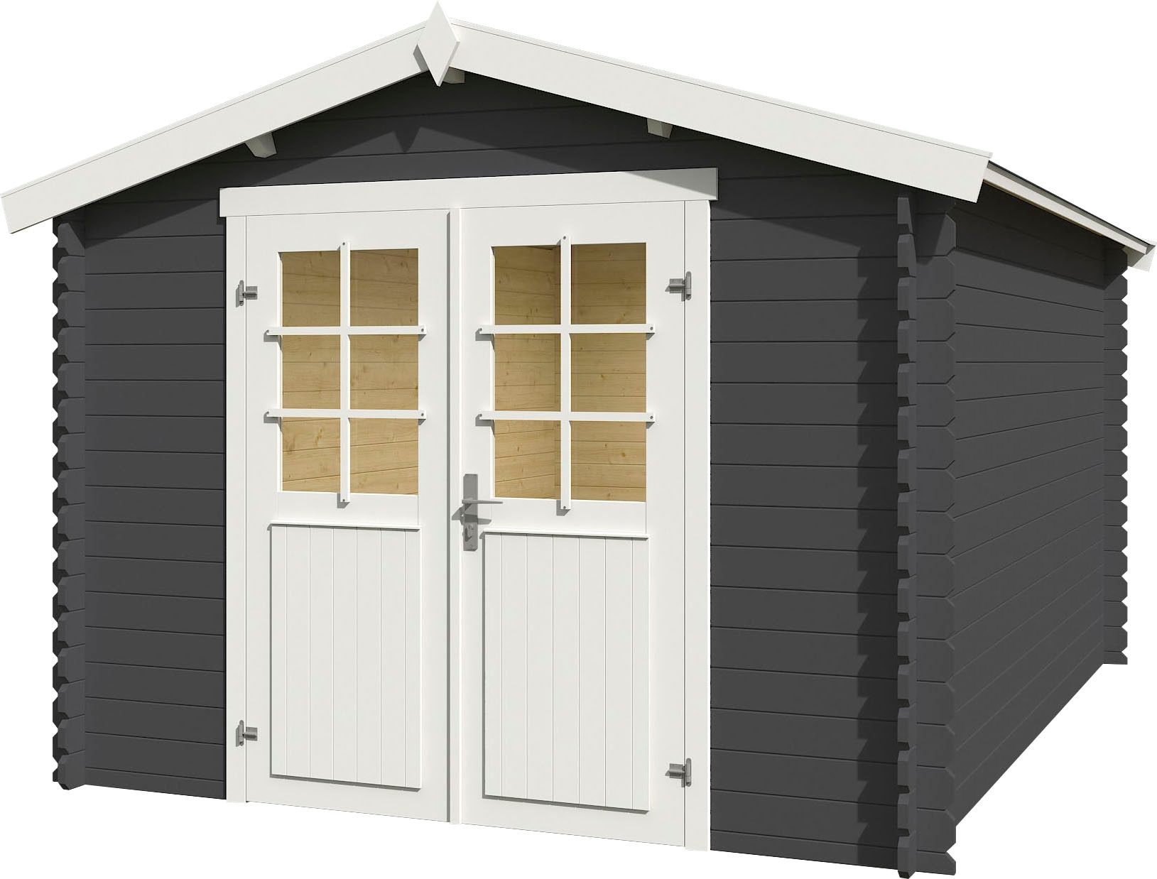 Lasita Maja Gartenhaus »NORAH 380« in grau