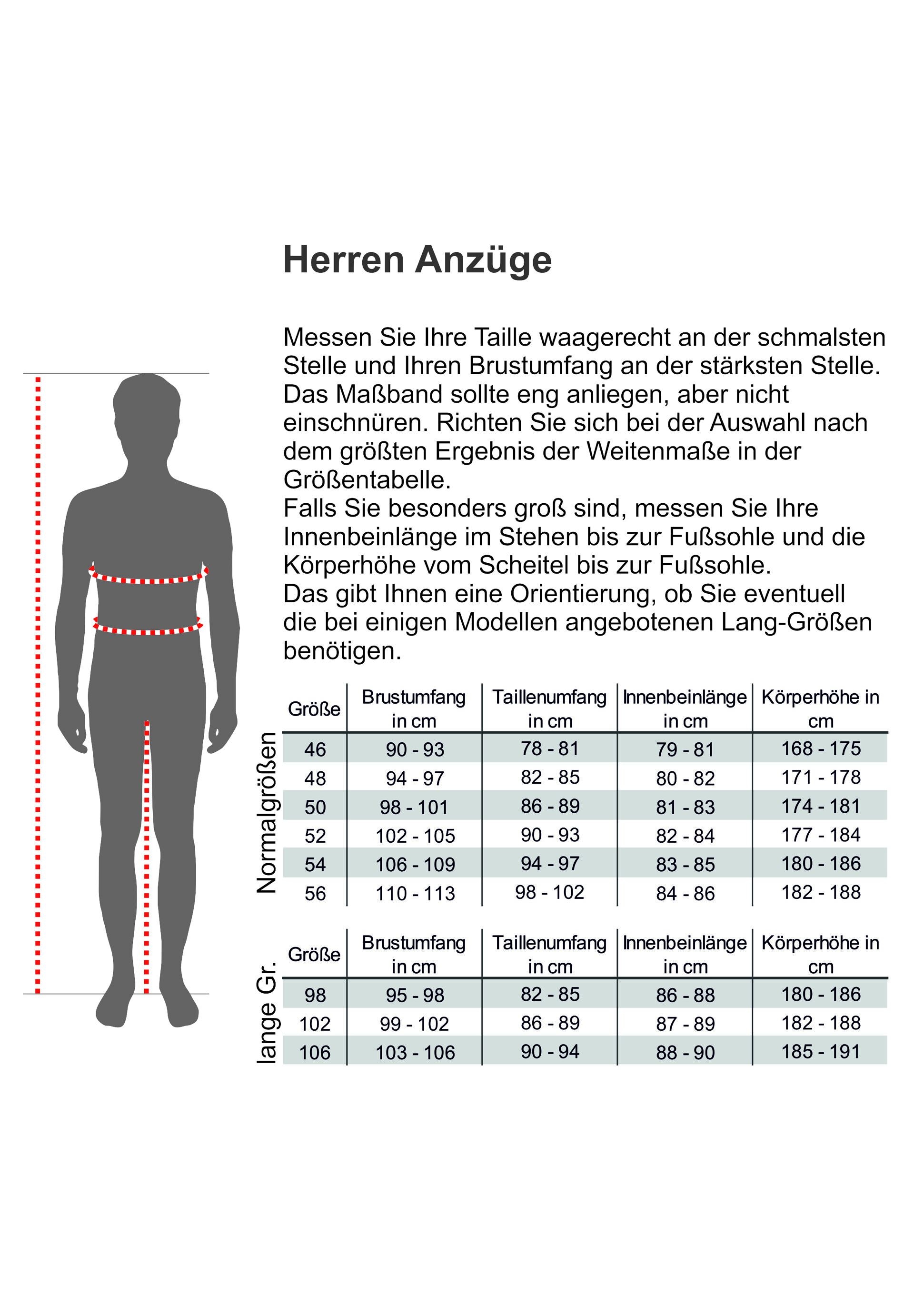 SteffenKlein Anzug »SteffenKlein Anzug REGULAR FIT« 2 tlg. regular fit mit Zwei-Knopf-Verschluss
