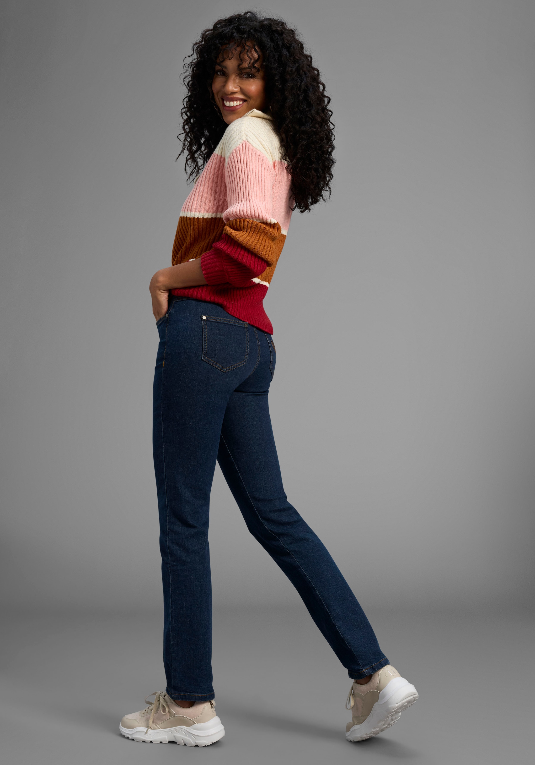 Arizona Gerade Jeans »Comfort-Fit«, High Waist