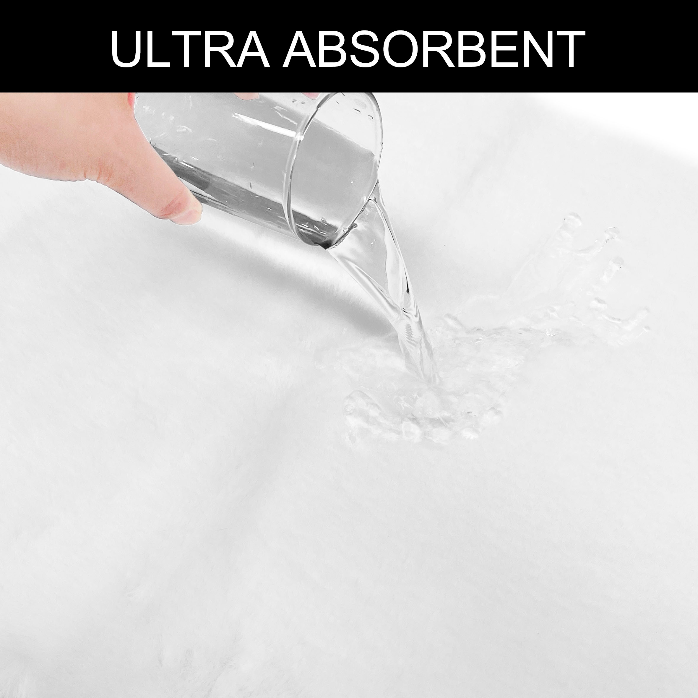 my home Badematte »Valeria, Kaninchenfell-Haptik« Höhe 20 mm rutschhemmend beschichtet fußbodenheizungsgeeignet | strapazierfähig Kunstfell, weicher Badteppich