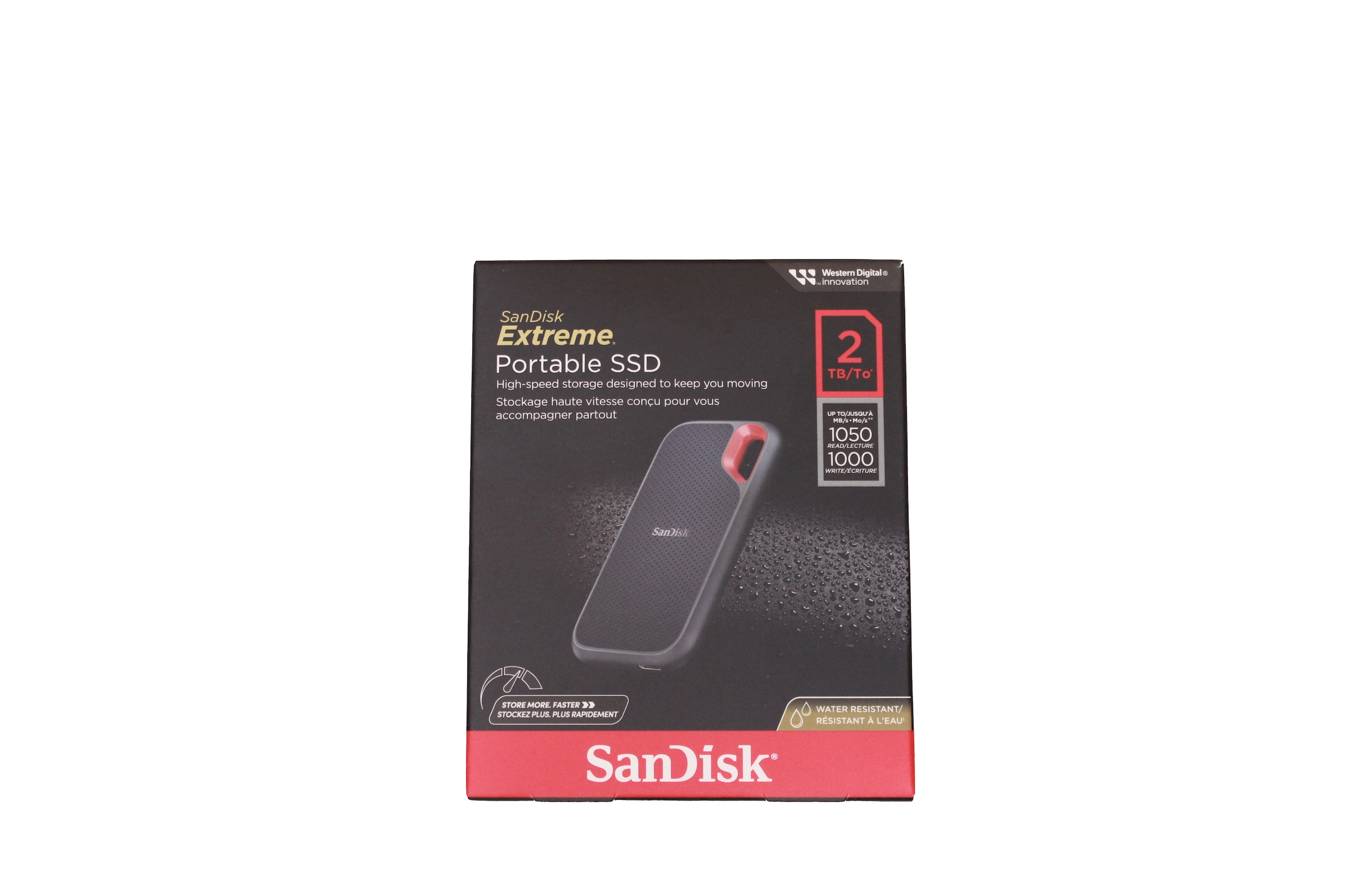 Sandisk externe SSD »Extreme Portable SSD 1TB 1050MB/s mit Case«, Anschluss USB 3.2 Gen-2