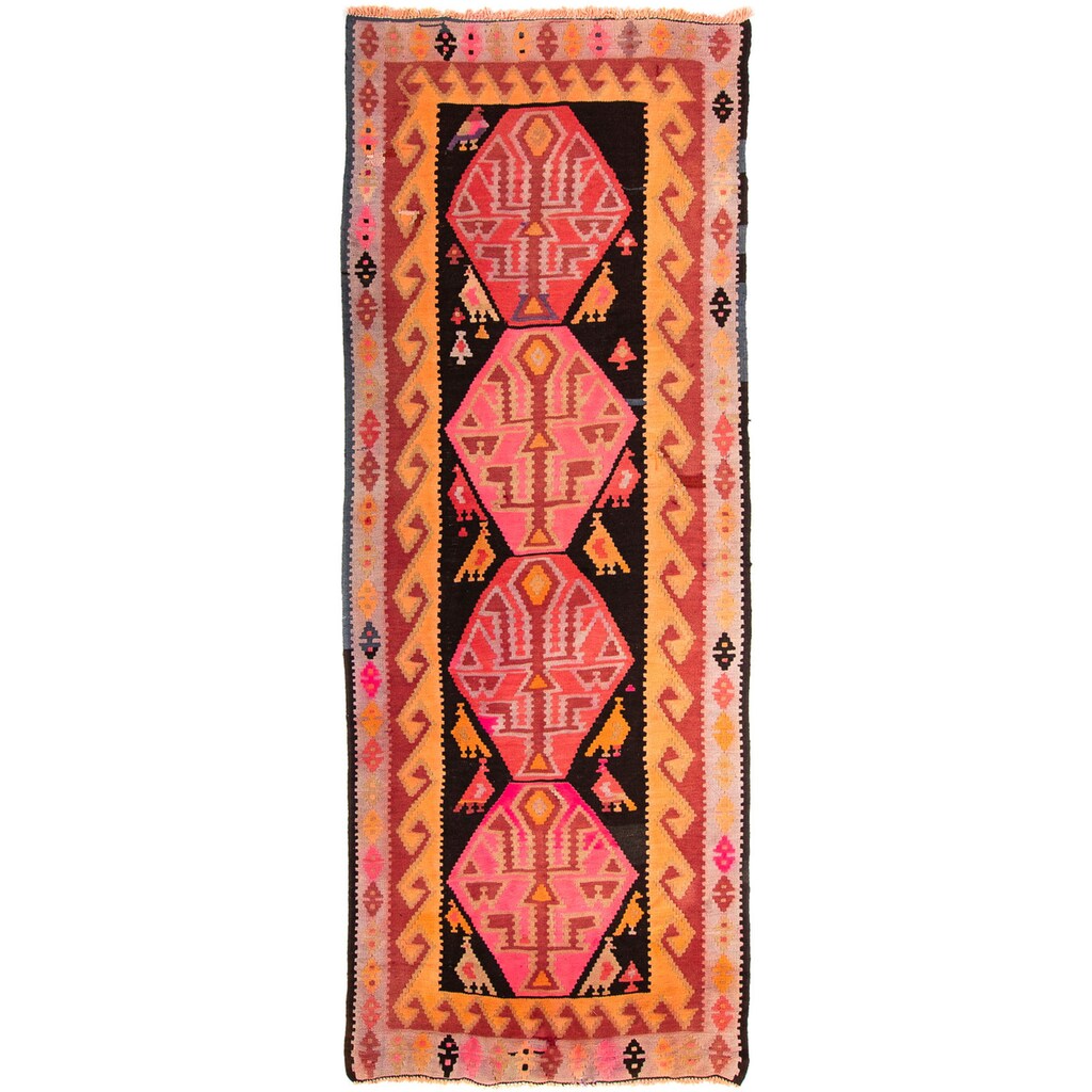 morgenland Wollteppich »Kelim - Old - 265 x 110 cm - mehrfarbig«, rechteckig