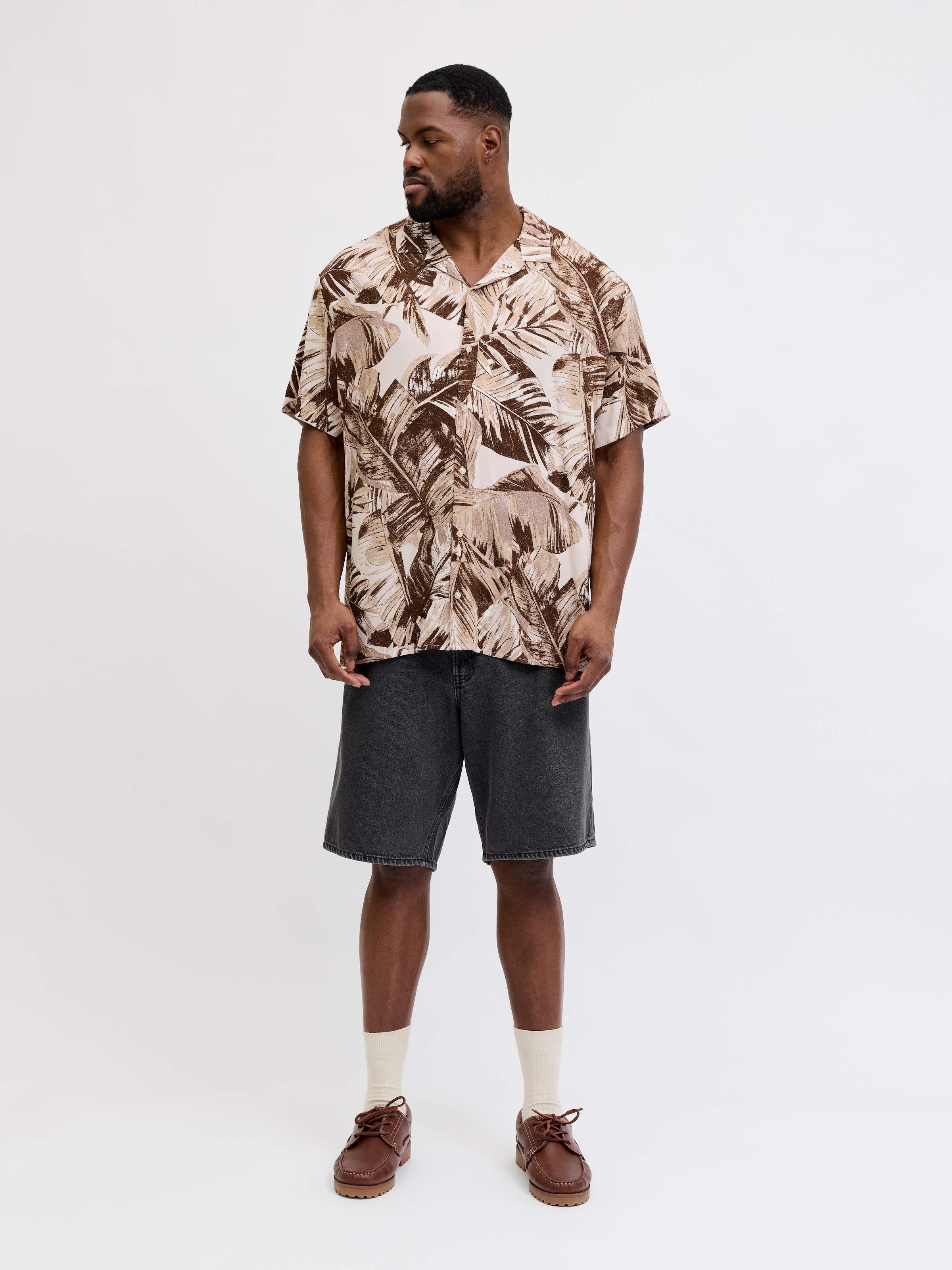 Jack & Jones PlusSize Jeansbermudas »JJITONY JJORIGINAL SHORT« Five-Pocket-Design, relaxed fit