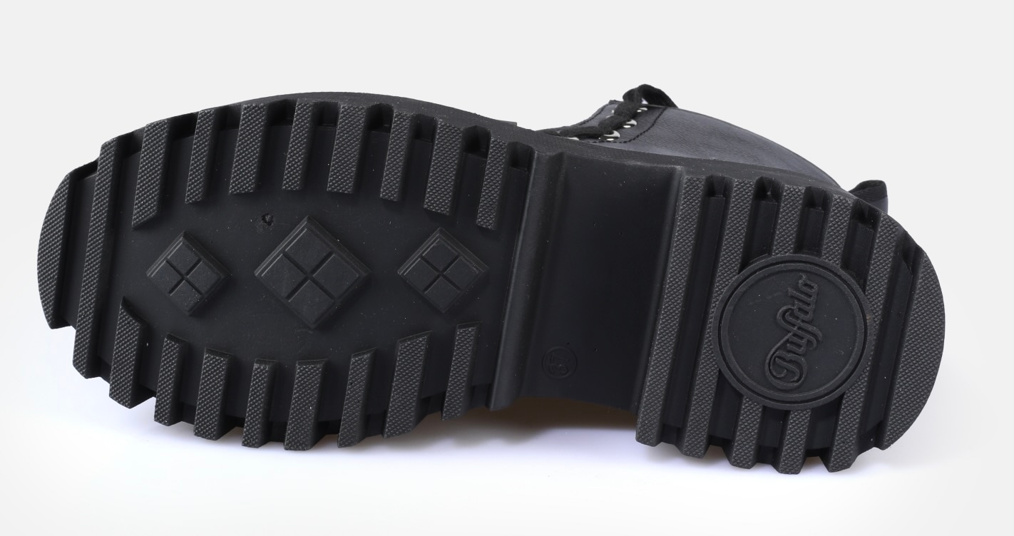 Buffalo Stiefelette »Aspen Front Zip«  Plateauboots, Bikerboots, Festivalboots, mit Front-Reißverschluss