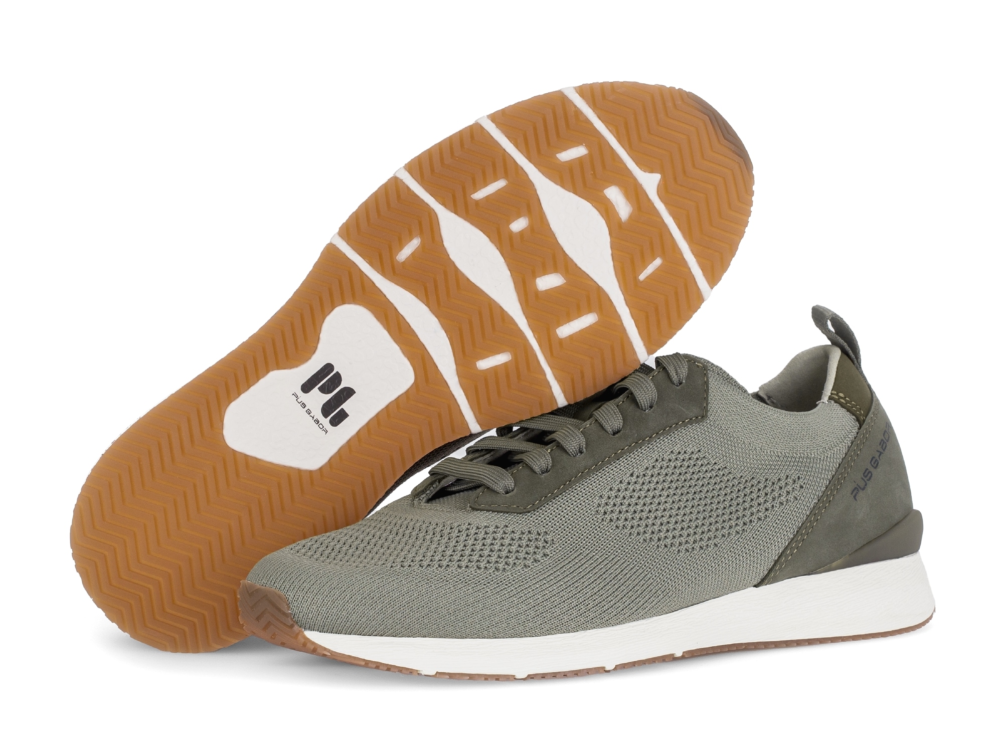 Pius Gabor Sneaker  Halbschuh, Schnürschuh mit praktischer Anziehlasche, G-Weite