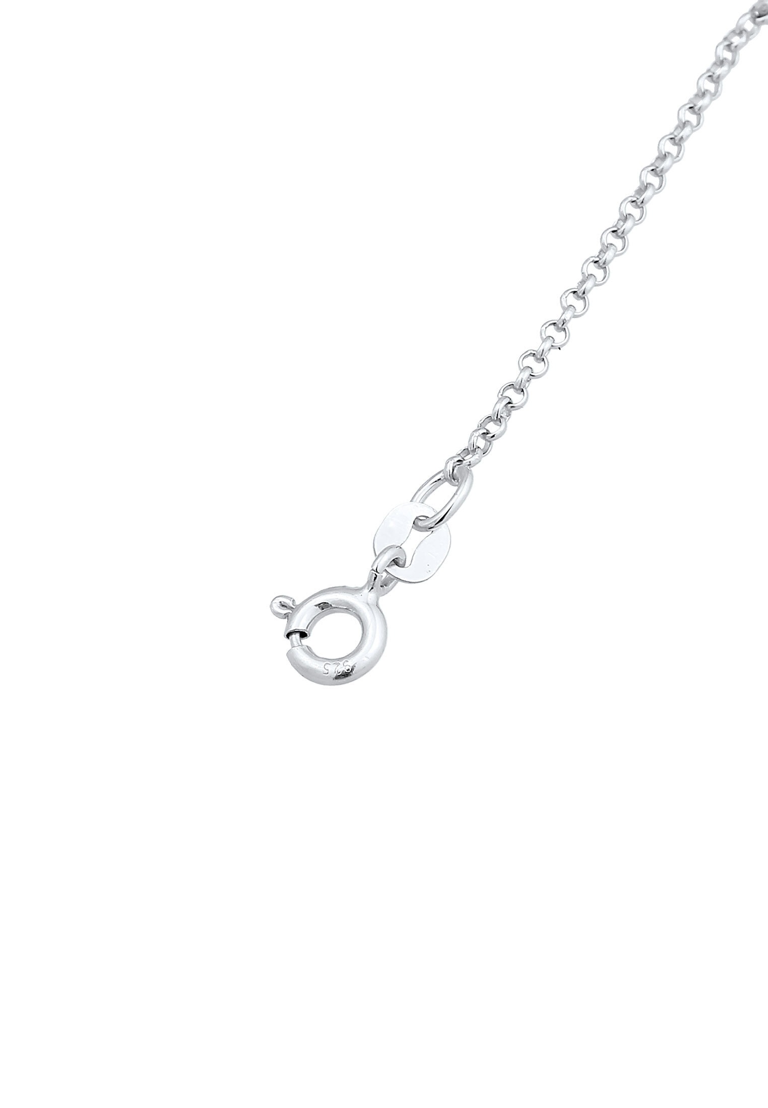 Elli Armkette »Armband Kinder Stern Mond Zirkonia 925 Silber«