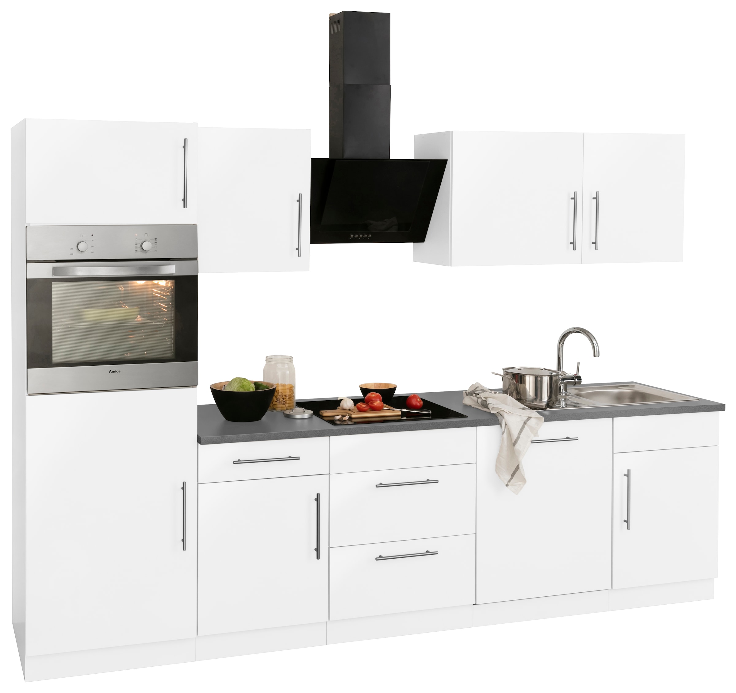 wiho Küchen Küchenzeile »Cali«, mit E-Geräten, Breite 280 cm kaufen im OTTO  Online Shop