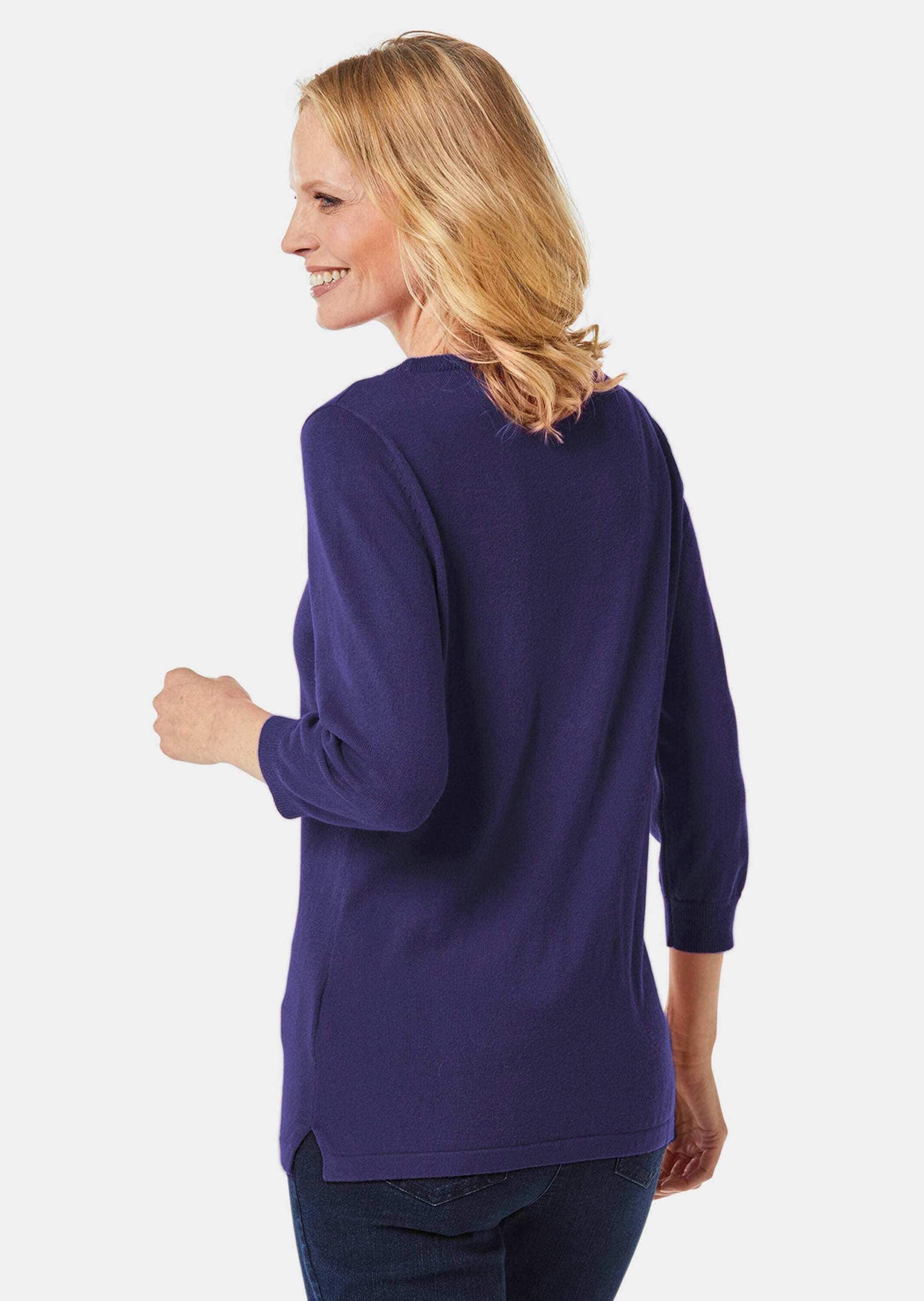 GOLDNER Strickpullover »Kurzgröße Pullover aus hochwertigem Garn«