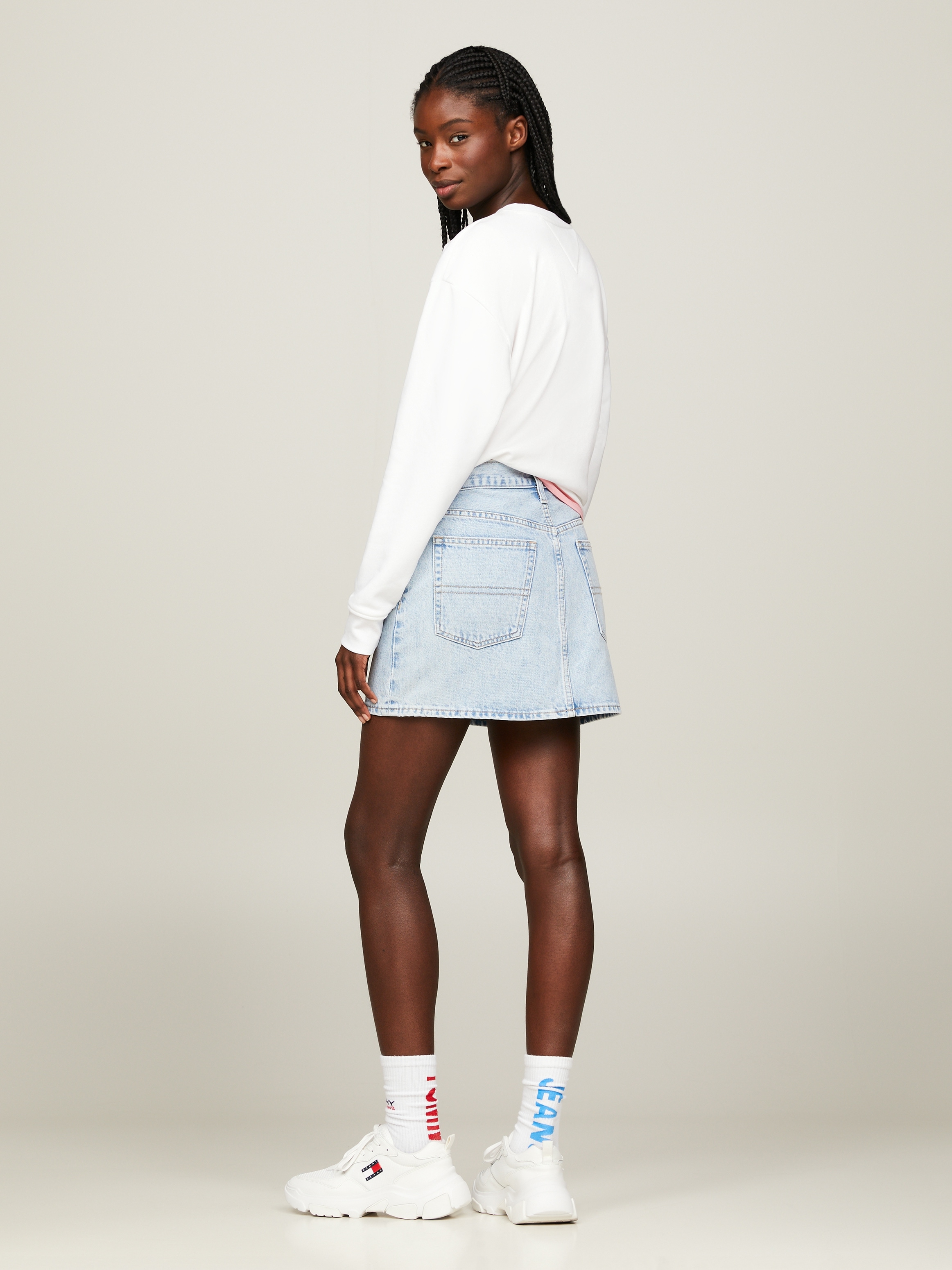 Tommy Jeans Jeansrock »IZZIE MR MN SKIRT BH0014«, Webrock im 5-Pocket-Style