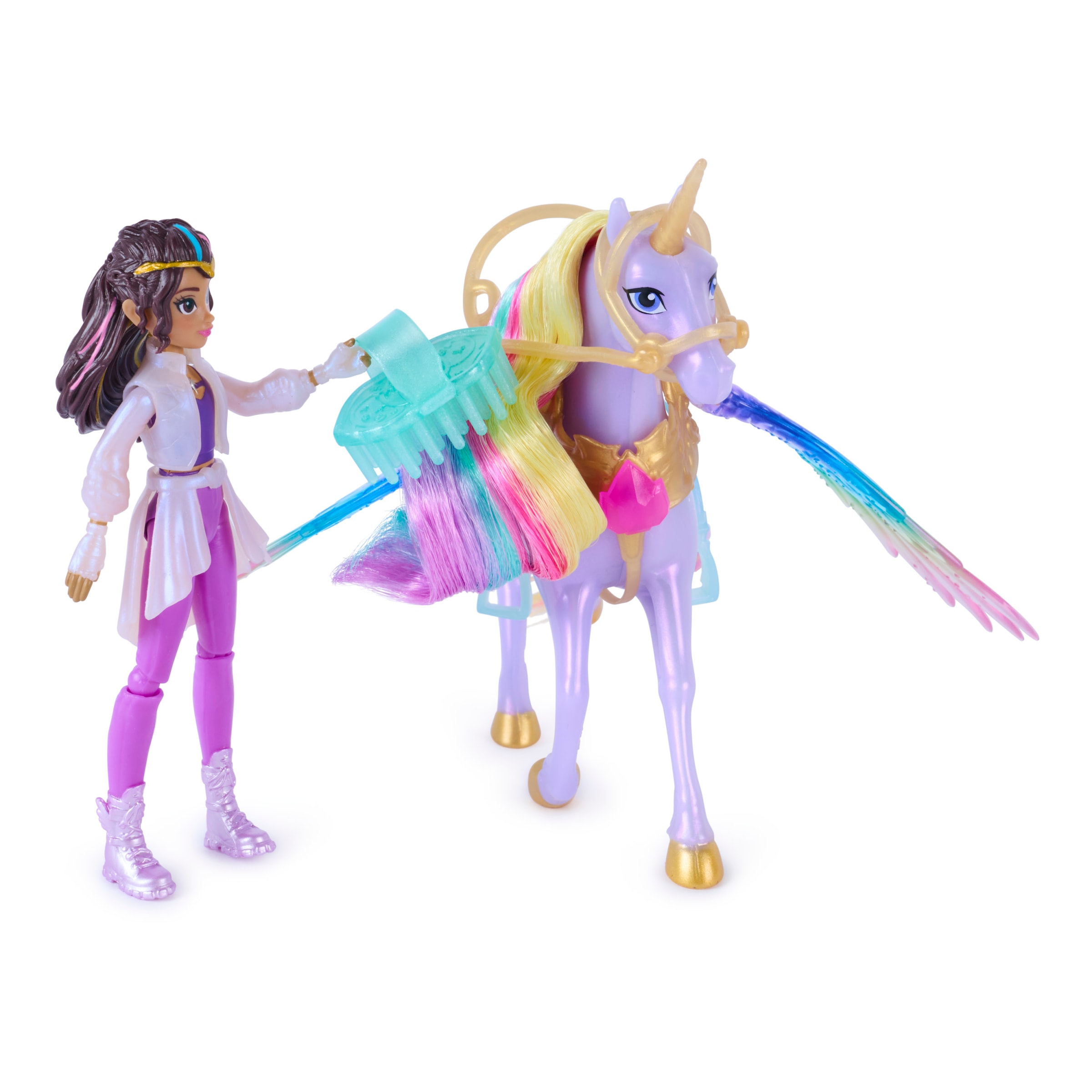 Spin Master Anziehpuppe »Unicorn Academy - Wing Magic Sophia und Wildstar Spielset«