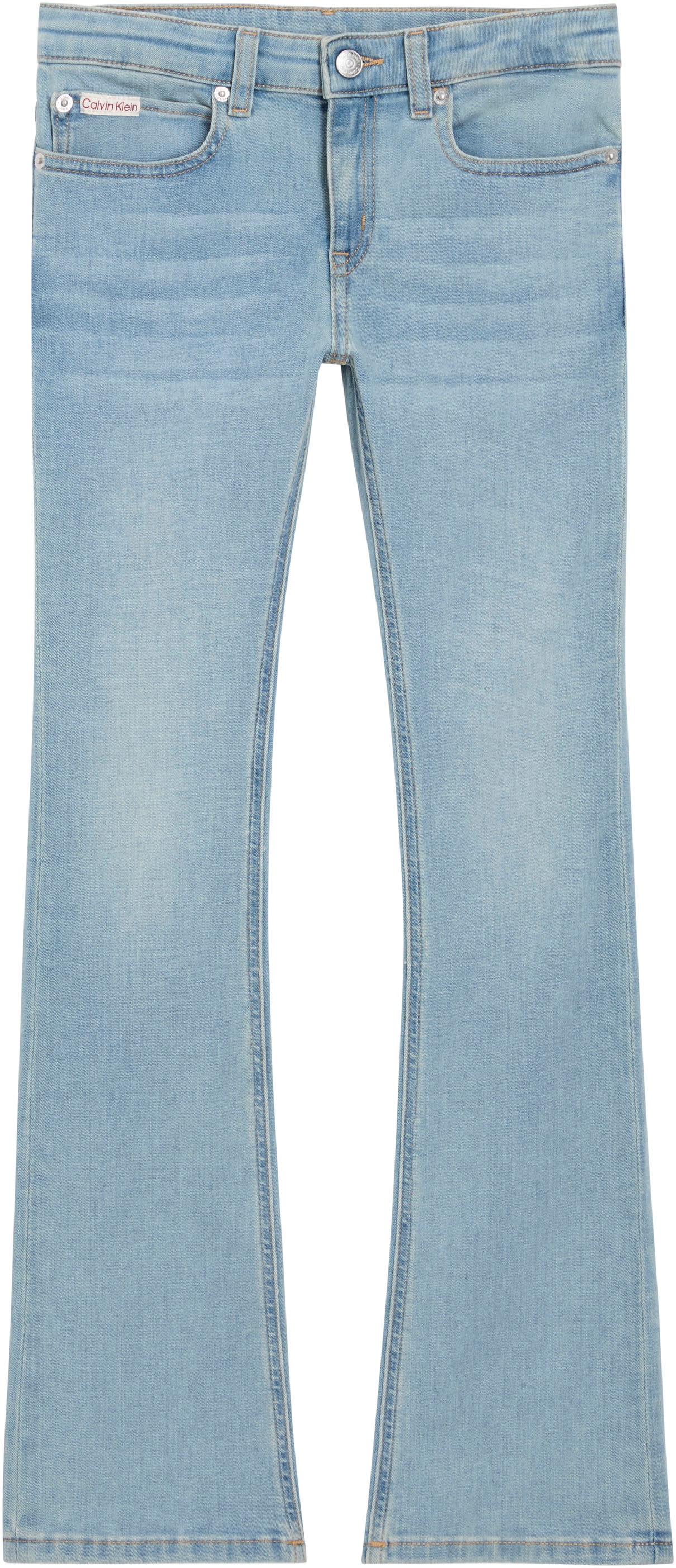 Calvin Klein Jeans Schlagjeans »FLARE ANDREW BLUE WASH« Regular fit für Kinder mit praktischen Taschen