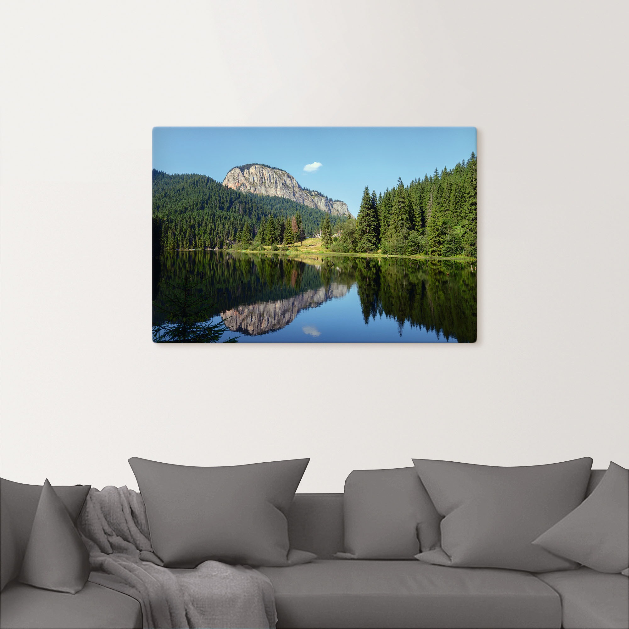 Artland Wandbild »Roter See, Ostkarpaten, Moldau, Bukowina«, Gewässer, (1 St.), als Alubild, Leinwandbild, Wandaufkleber oder Poster in versch. Größen