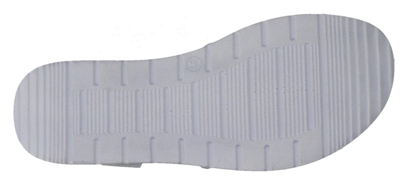 Caprice Sandale, Sommerschuh, Sandalette, Riemchensandale, mit Blütendeko