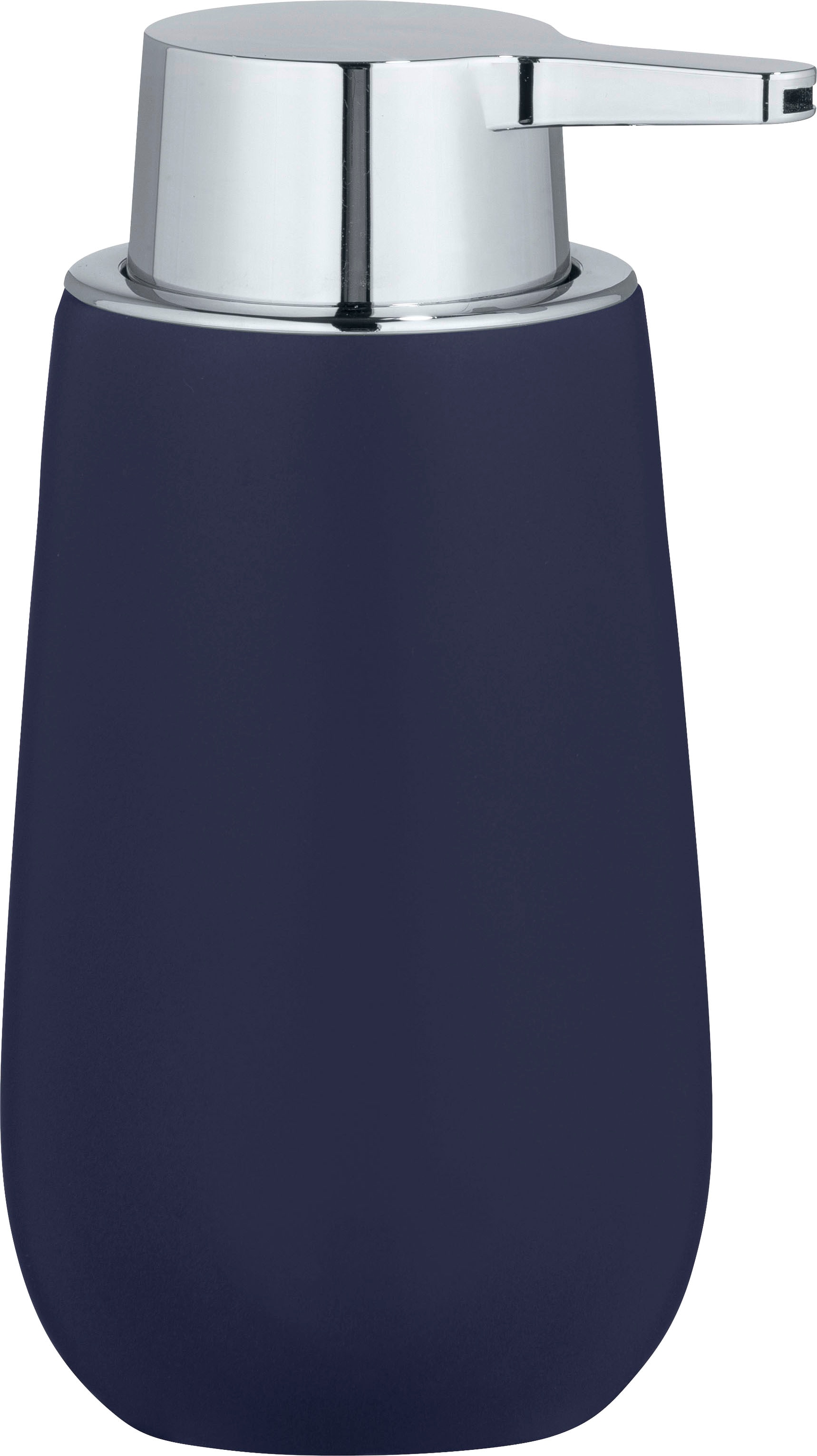 WENKO Seifenspender »Badi«, (1 tlg.), Dunkelblau Keramik, 320 ml