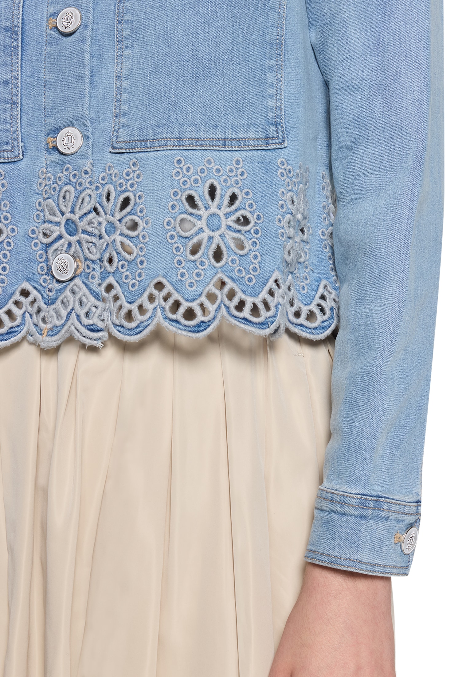 Cartoon Jeansblazer »Jeansjacke mit Stickerei«
