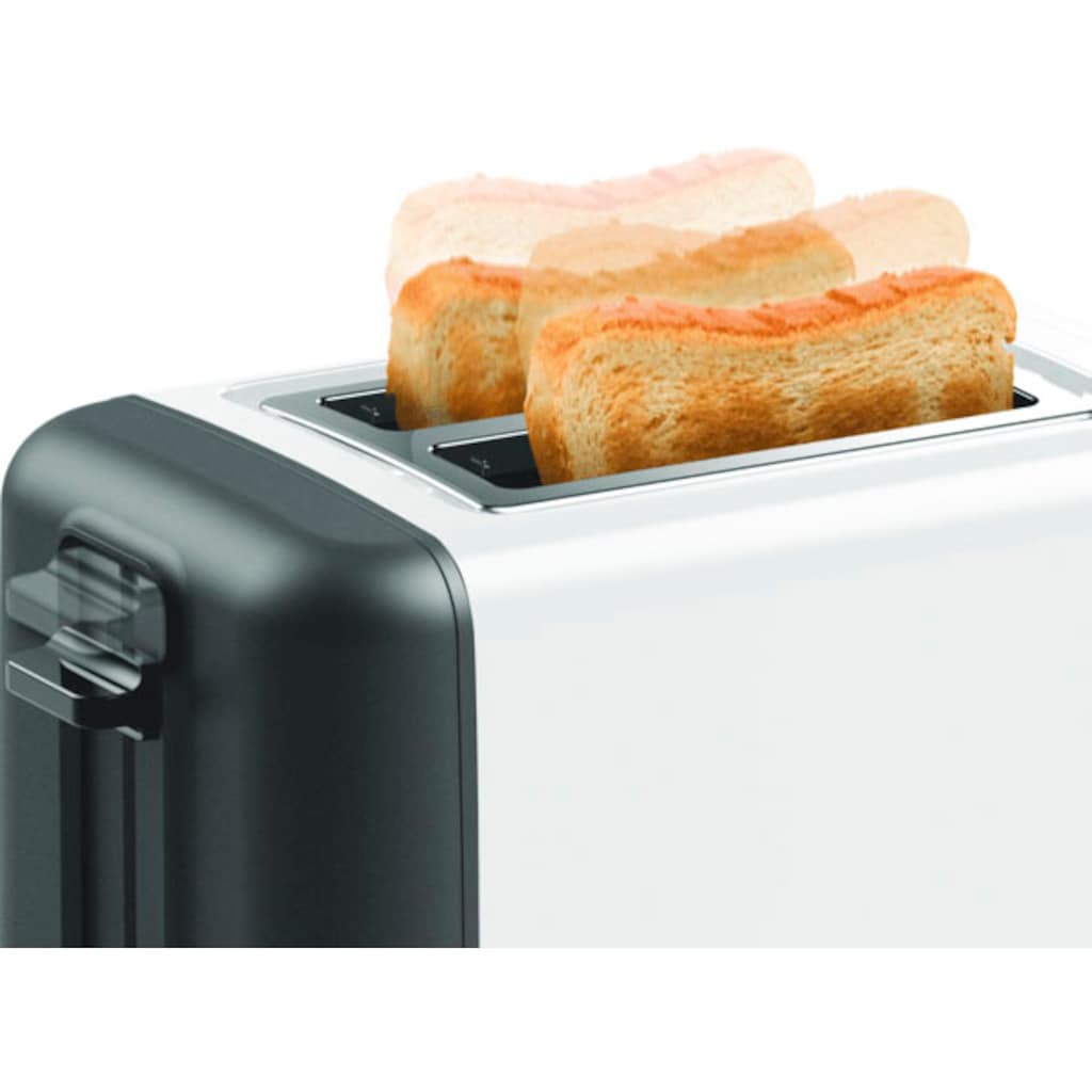 BOSCH Toaster »TAT3P421DE DesignLine«, 2 kurze Schlitze, für 2 Scheiben, 970 W