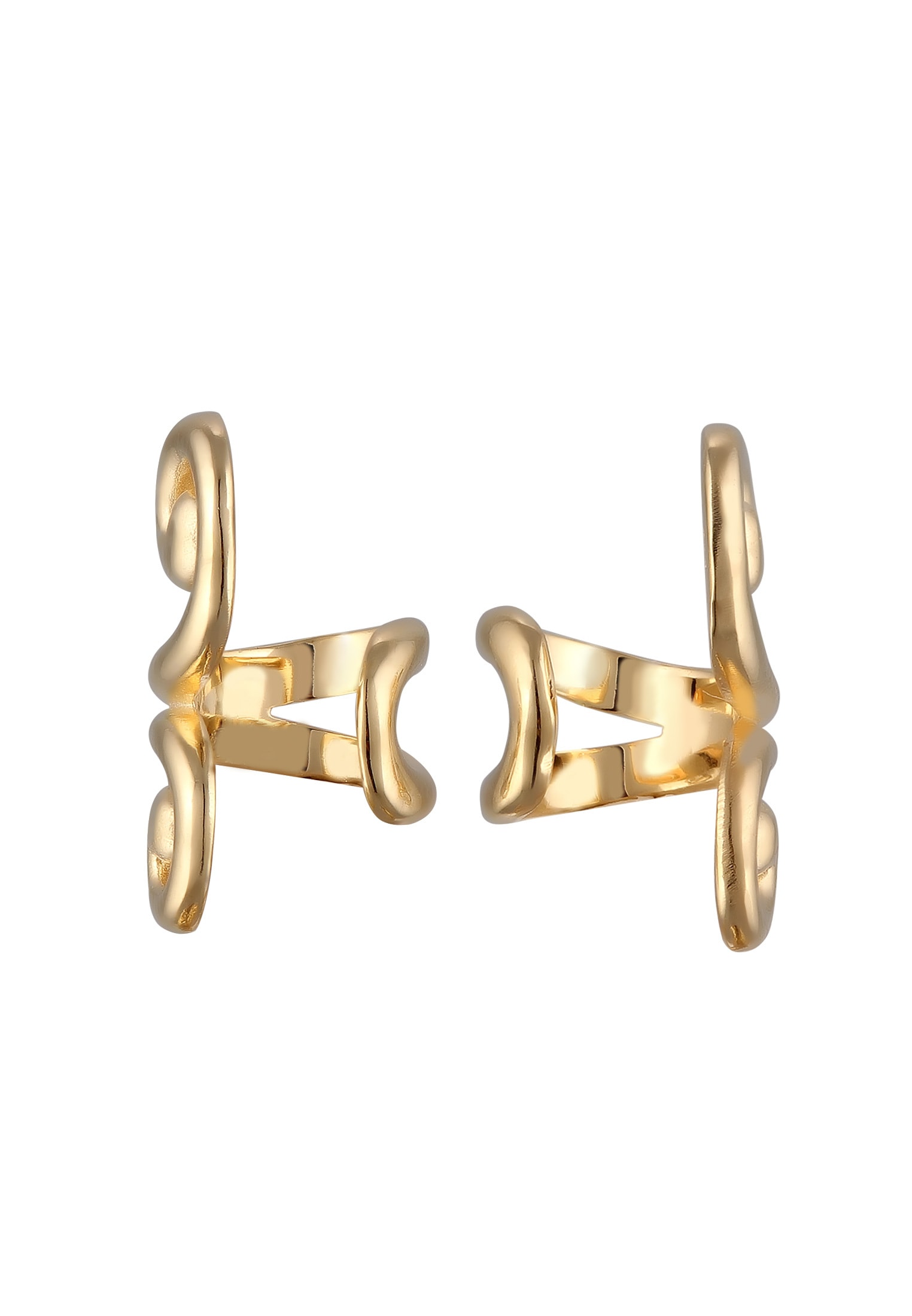 Elli Paar Ohrklemmen »Ohrringe Earcuff Spirale 925 Sterling Silber«