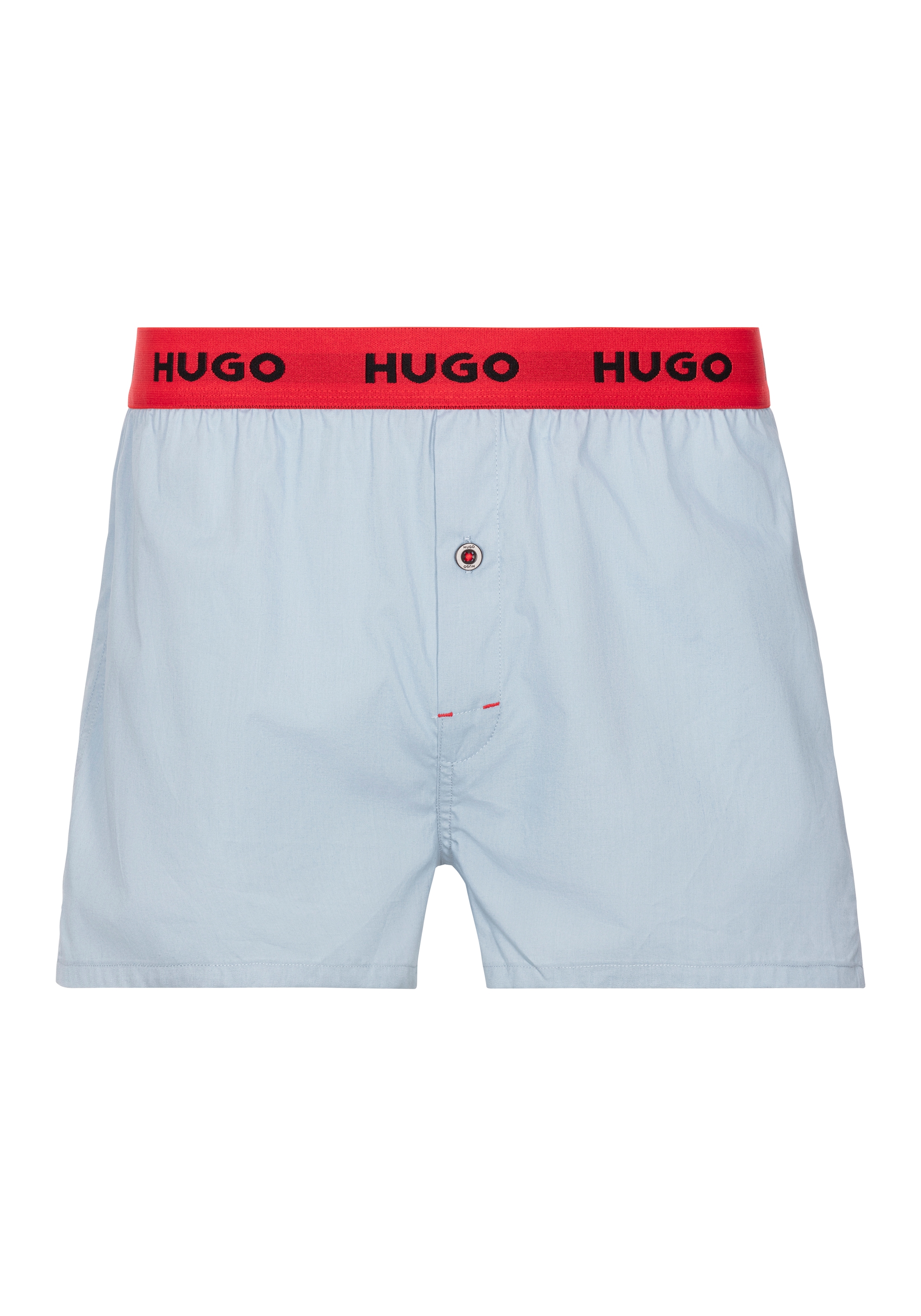 HUGO Underwear Webboxer »WOVEN BOXER TR«, (Packung, 3 St., 3er-Pack), Webboxer mit HUGO Schriftzug