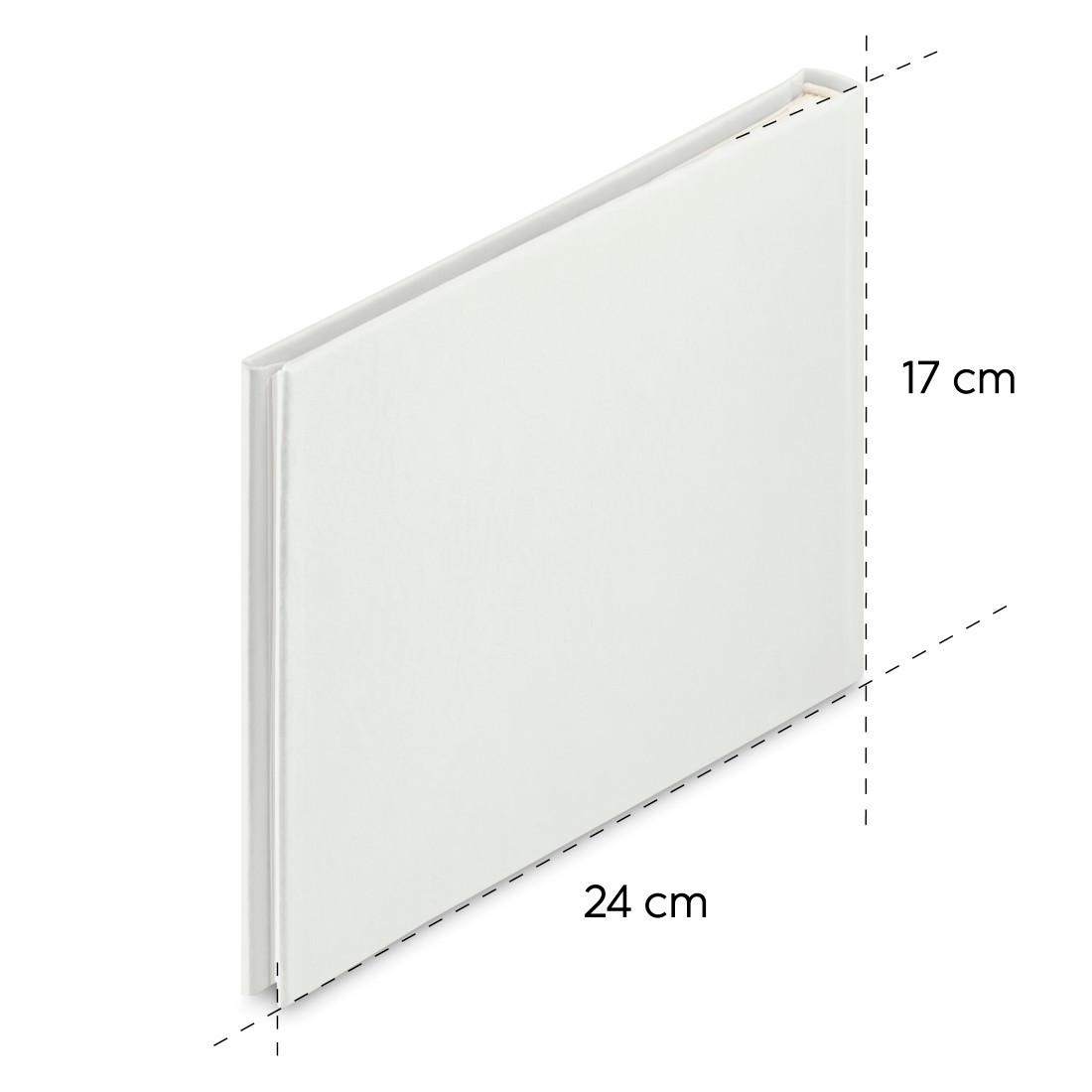 Hama Fotoalbum »Fotoalbum Buch Album, Bildformat 24x17 cm, 36 weiße Seiten, Bilderbuch«, Zum Selber Einkleben, Selbstgestalten, elegantes Design