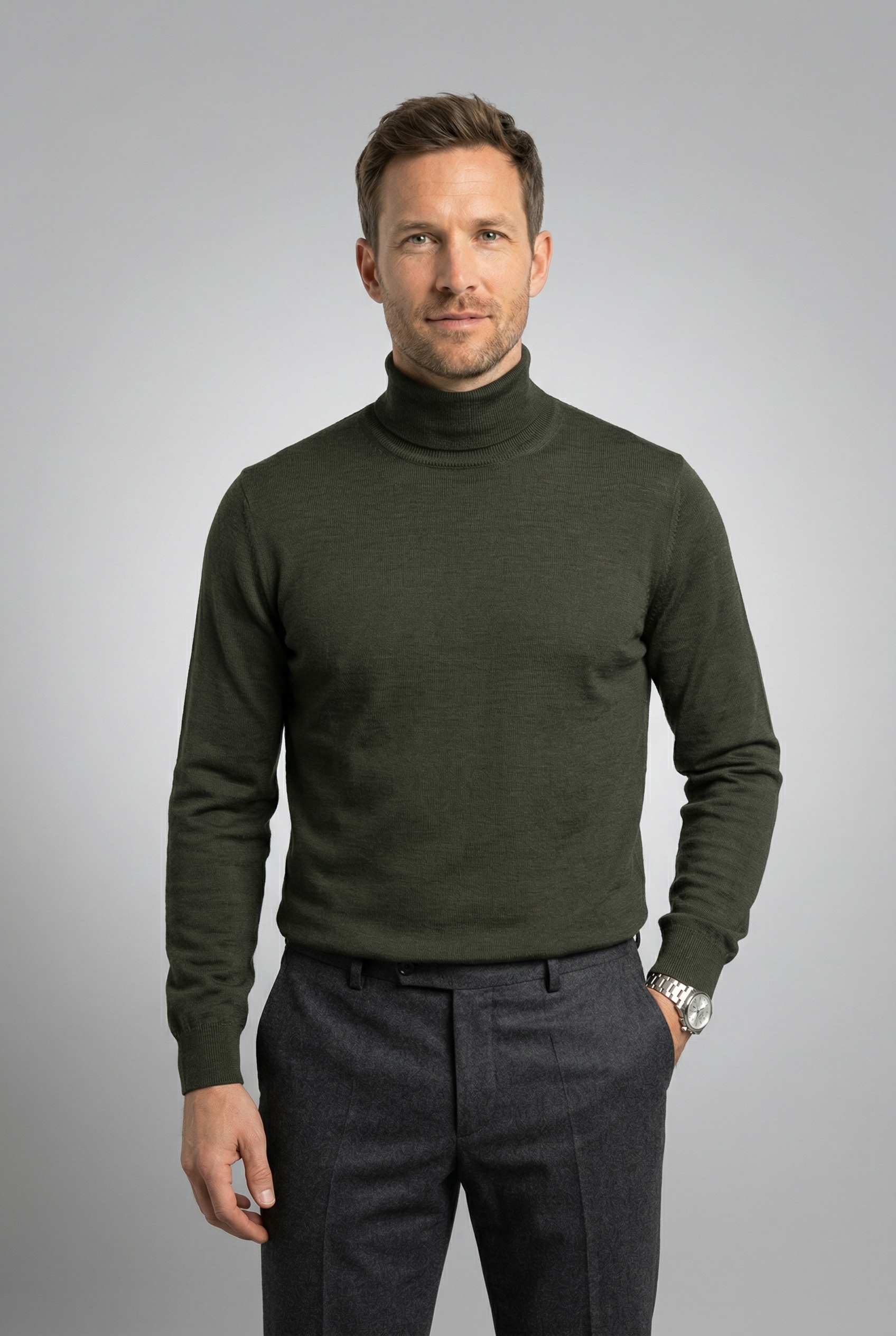 OLYMP Rollkragenpullover »OLYMP Strick Casual«