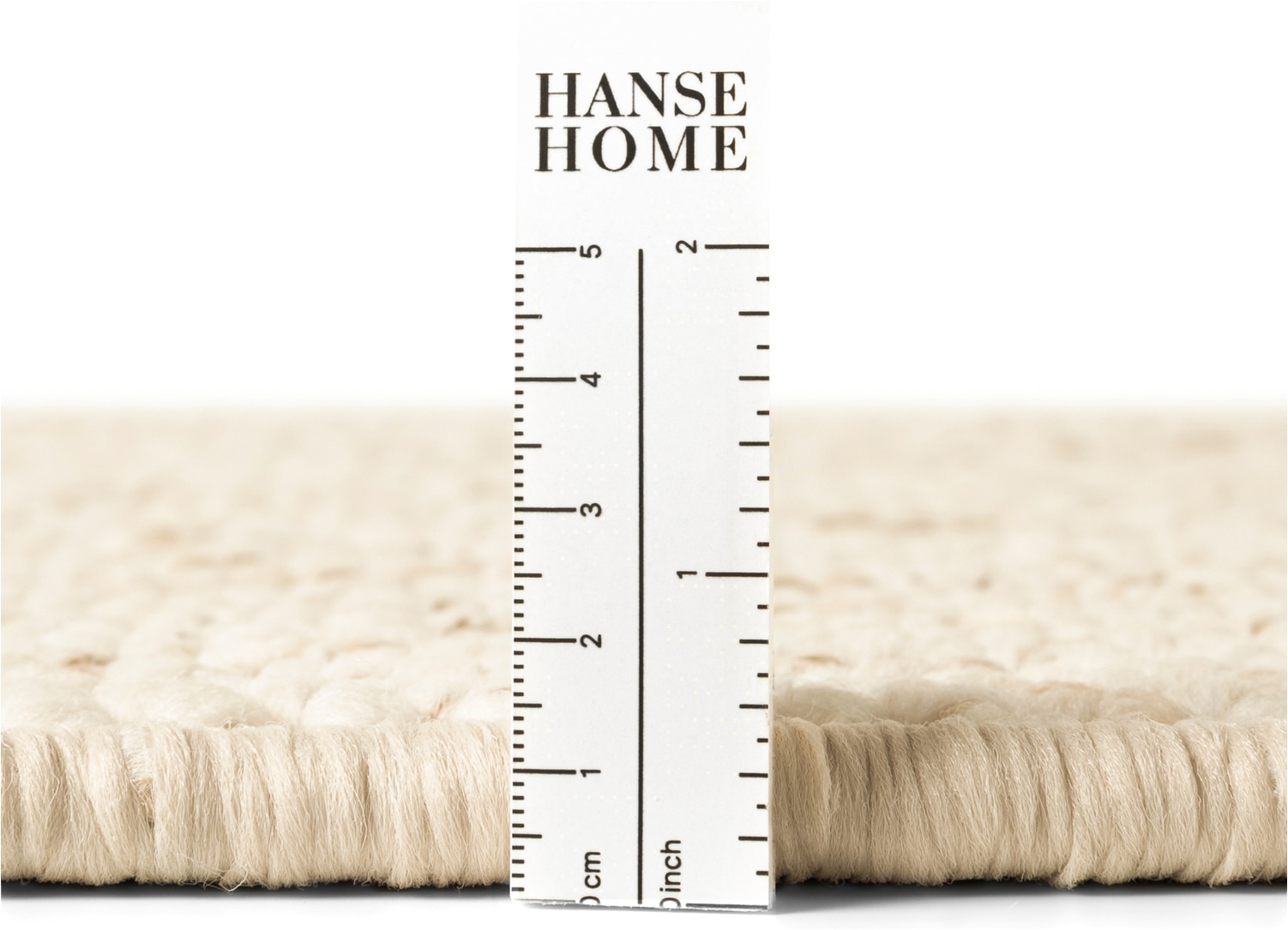 HANSE Home Teppich »Wolly 2« rechteckig 12 mm Höhe Flachgewebe, Läufer, Skandi, Woll-Optik, Esszimmer, Wohnzimmer, Flur