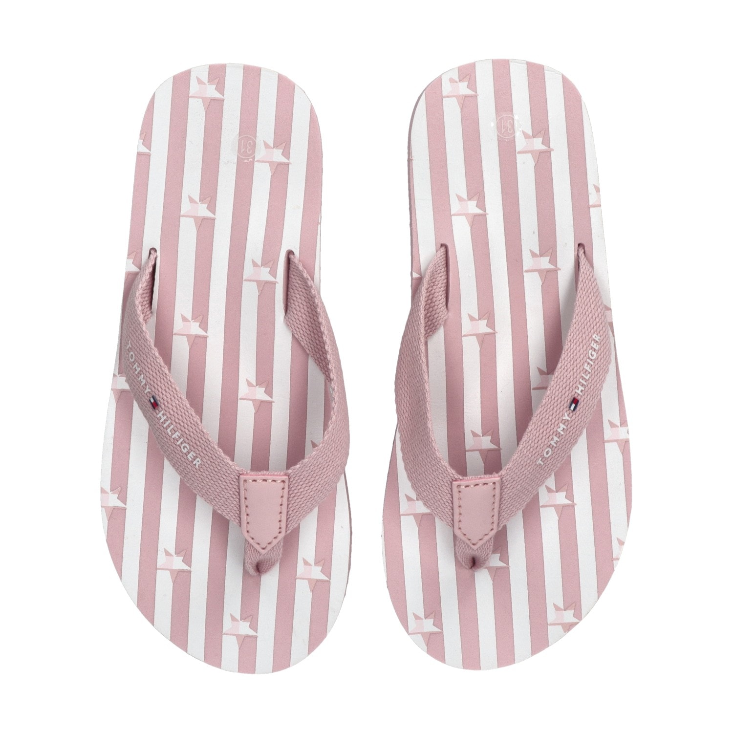 Tommy Hilfiger Zehentrenner  Pool Slides, Schlupfschuh, Strandschuh mit Zehensteg
