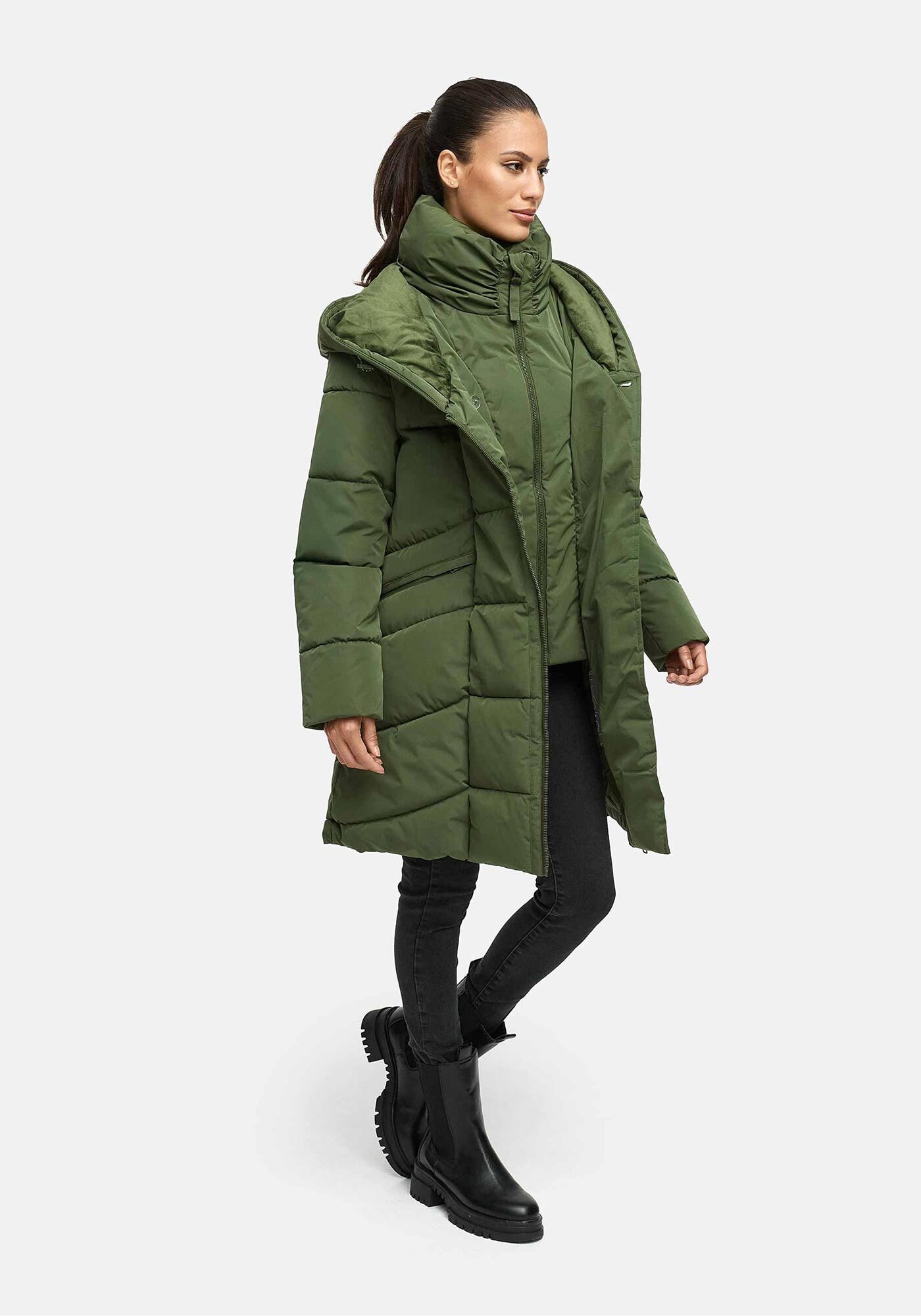 Marikoo Winterjacke »Marikoo Virenaa 16 Steppmantel N106«