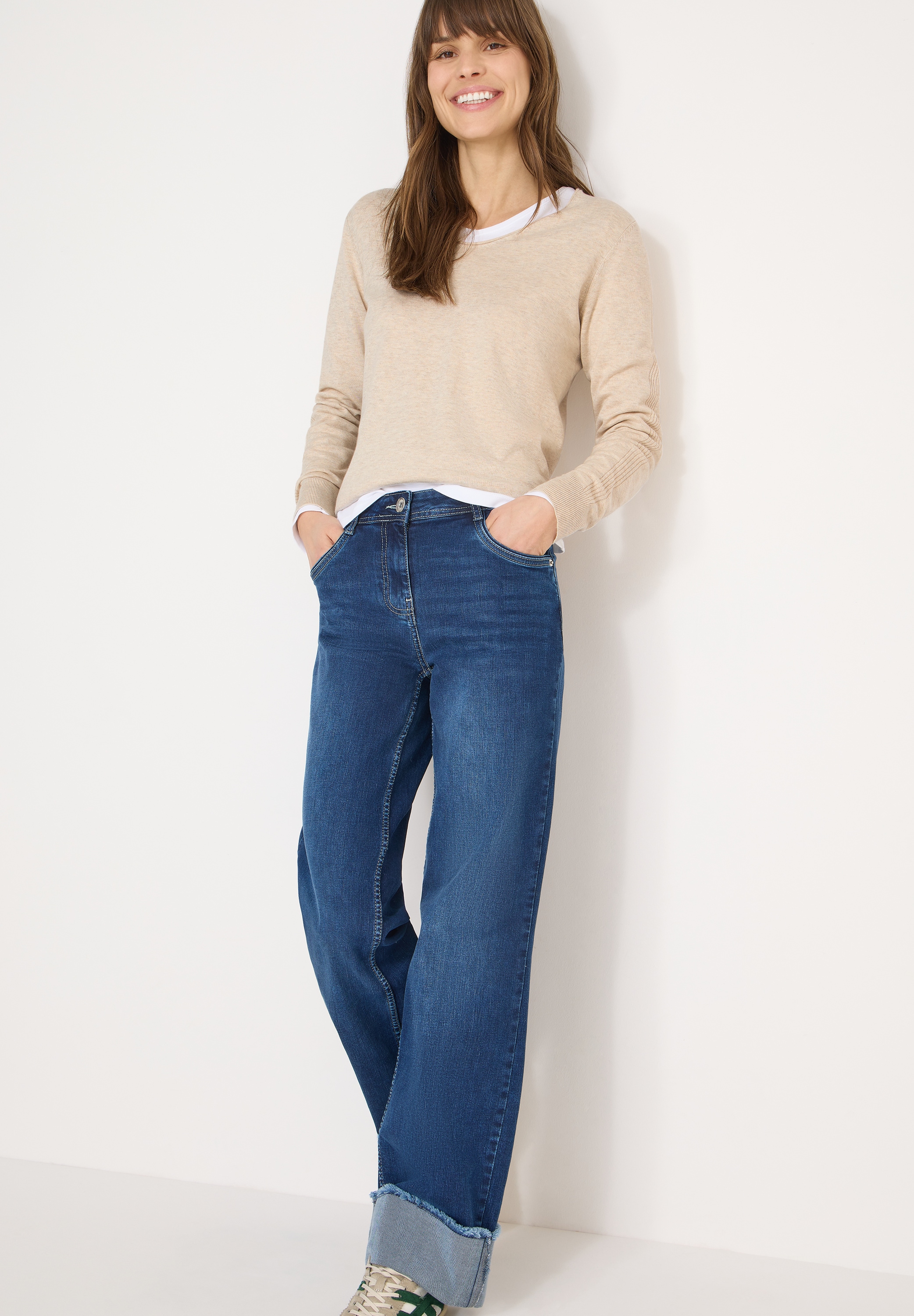 Cecil Strickpullover mit V-Ausschnitt