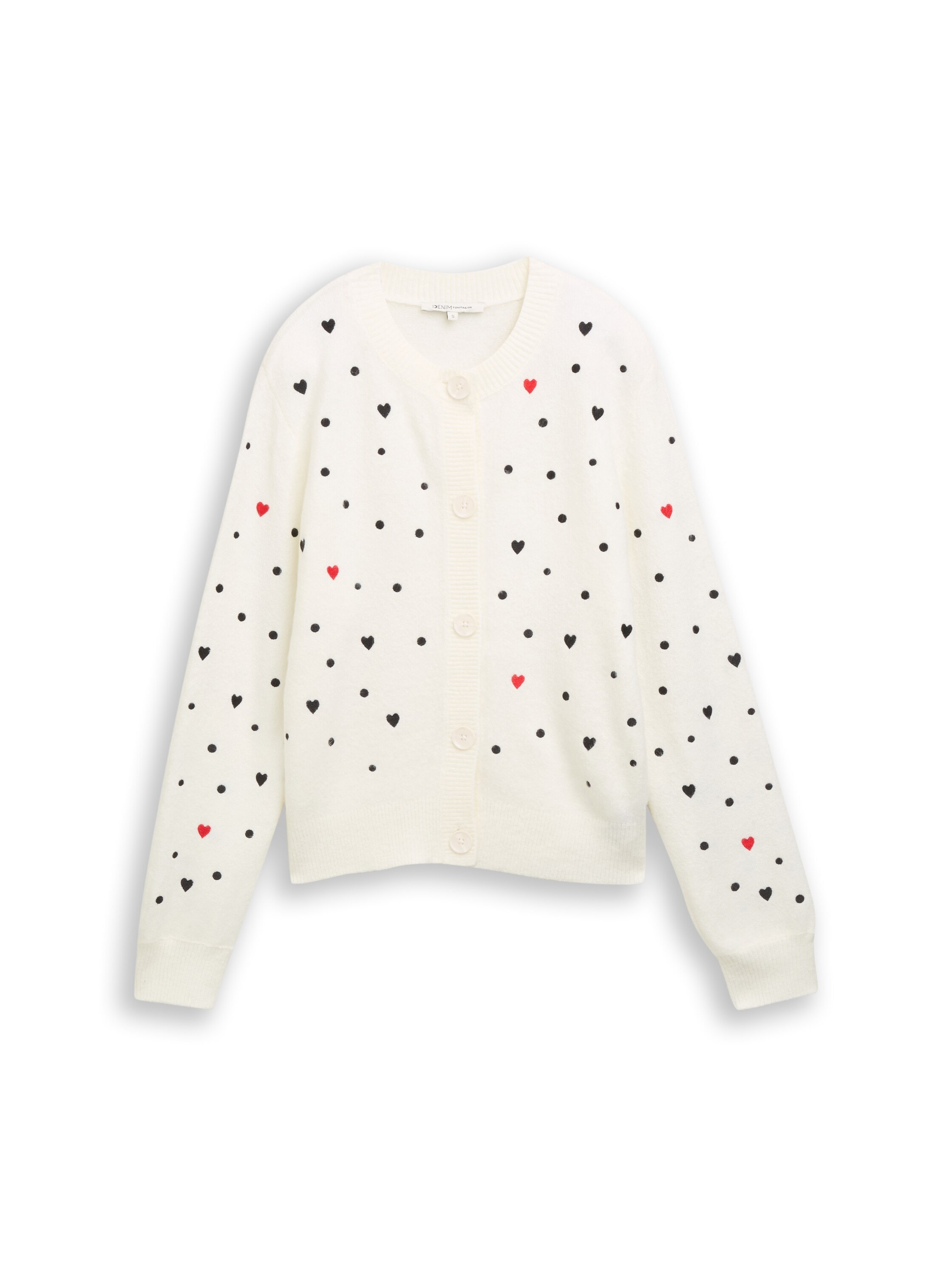 TOM TAILOR Denim Cardigan mit Stickereien