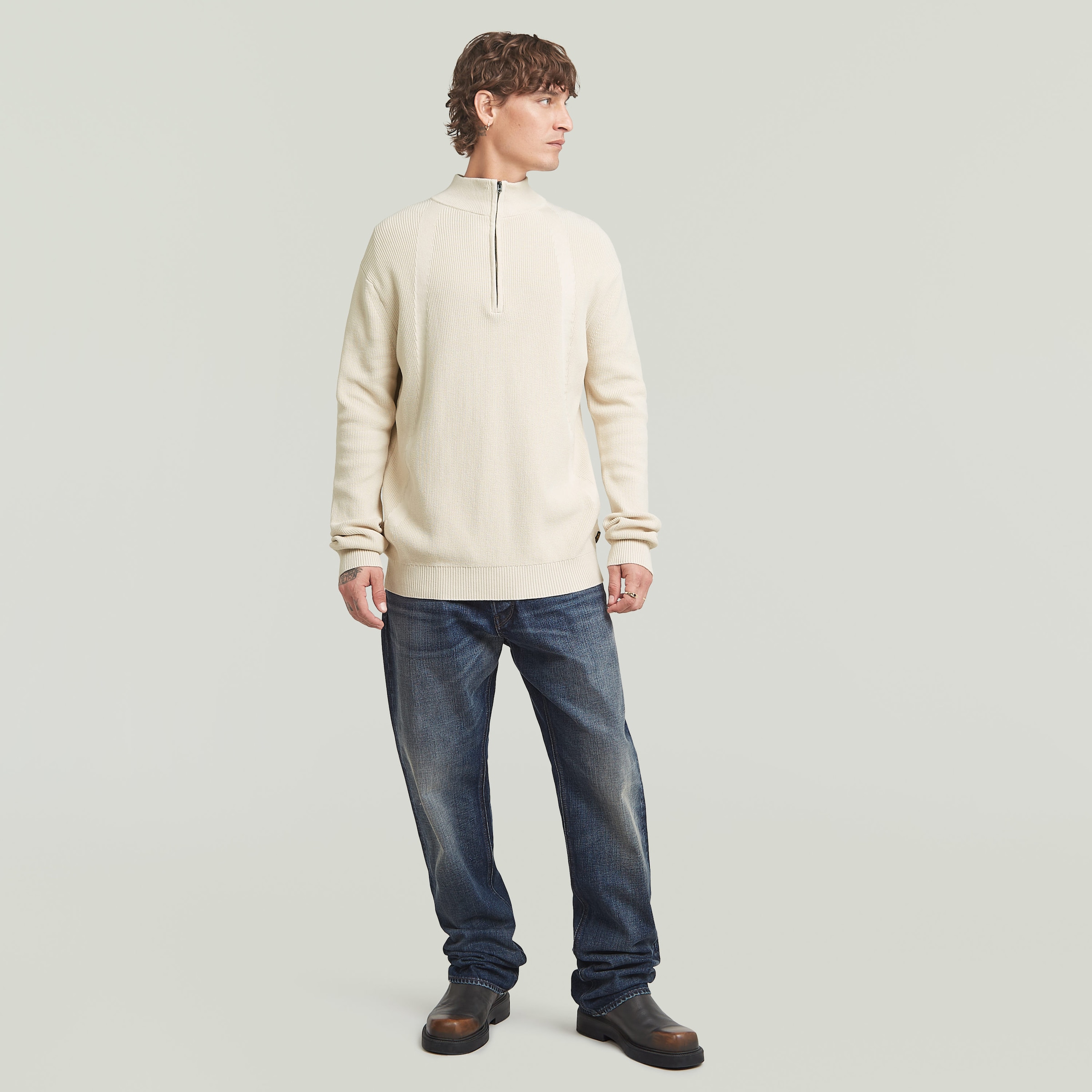 G-STAR Sweatjacke, mit Logostickerei auf der Brust