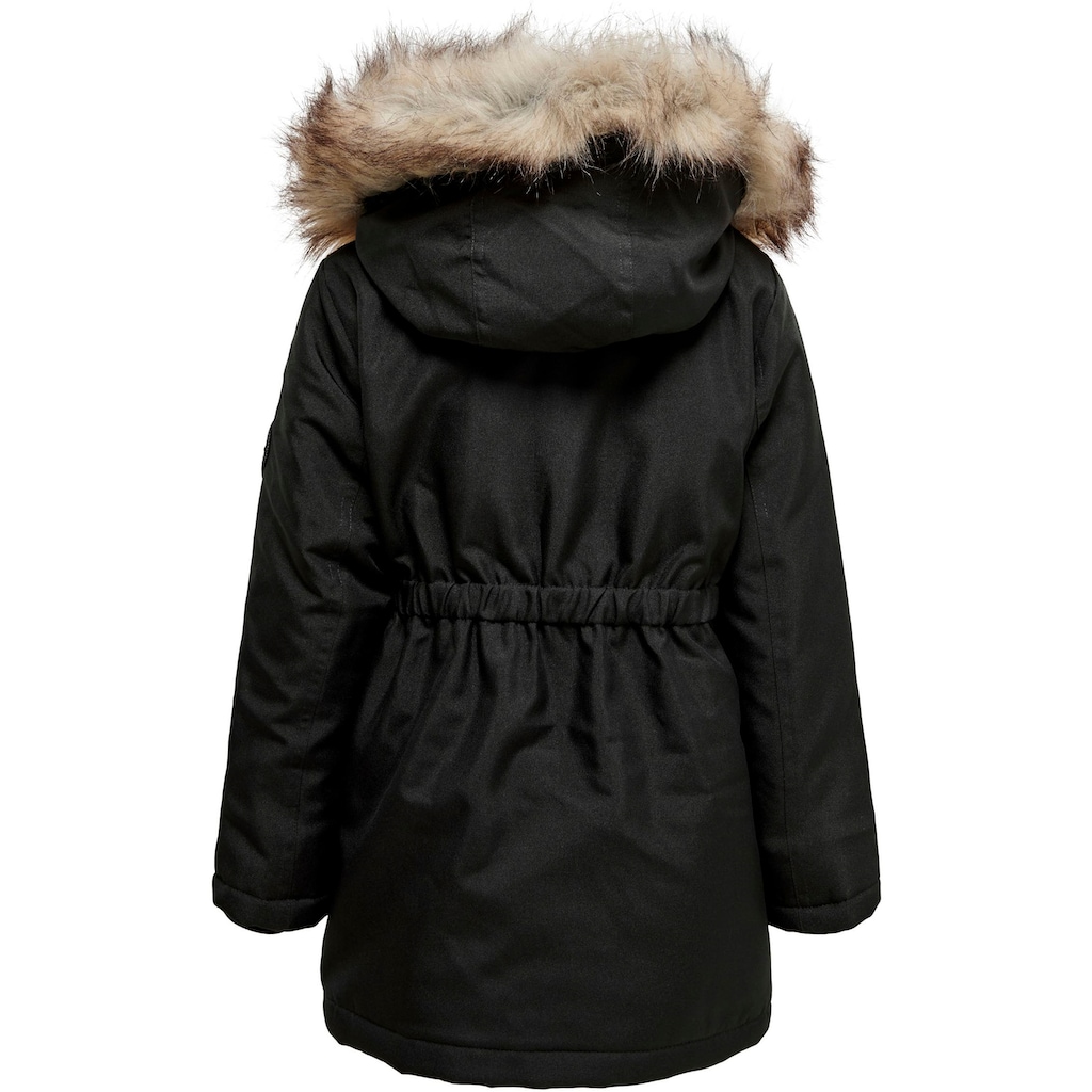 KIDS ONLY Winterjacke »KOGIRIS FUR PARKA OTW«, mit Kapuze