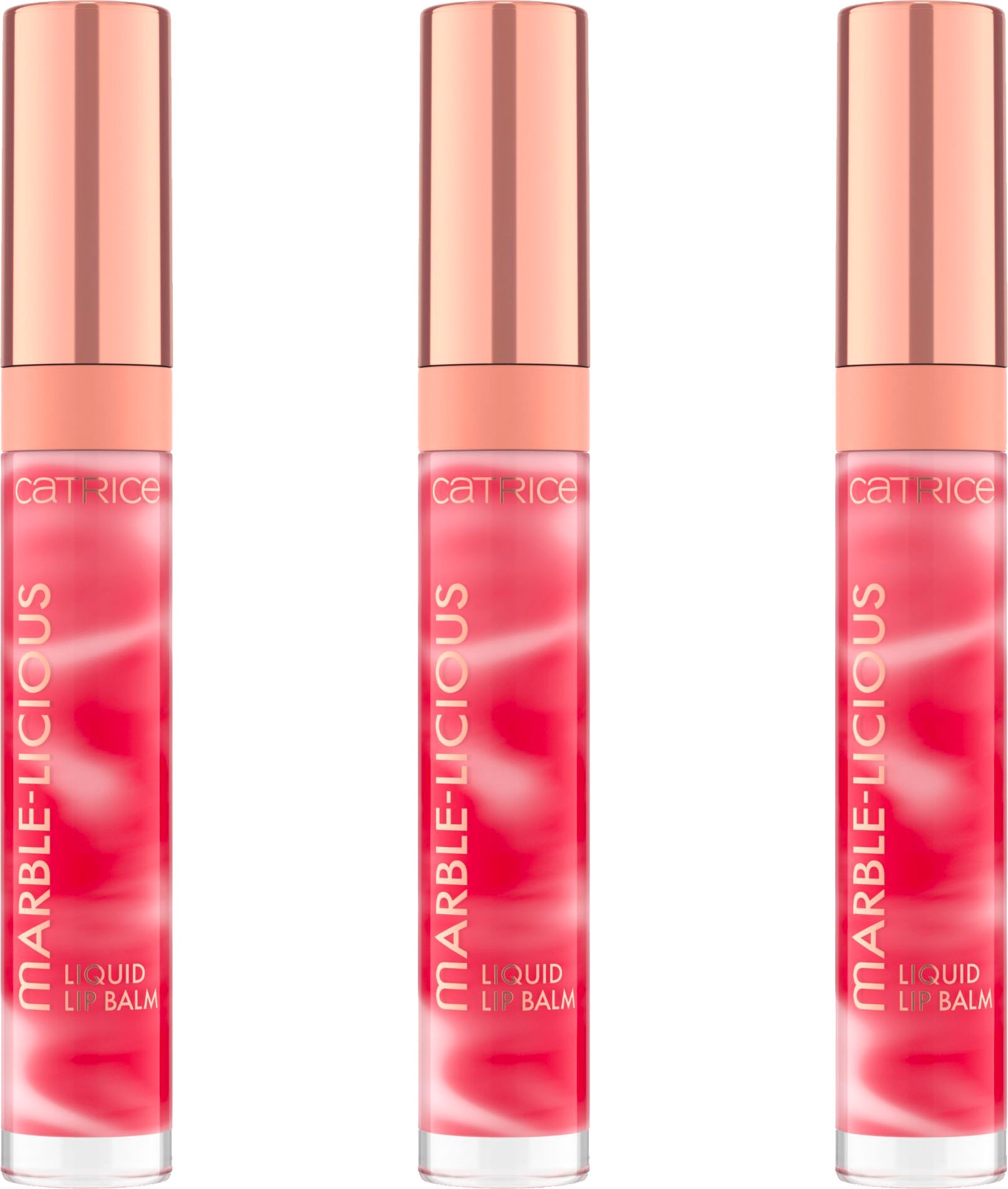 Catrice Lipgloss »Marble-licious Liquid Lip Balm«, (Set, 3 tlg.)