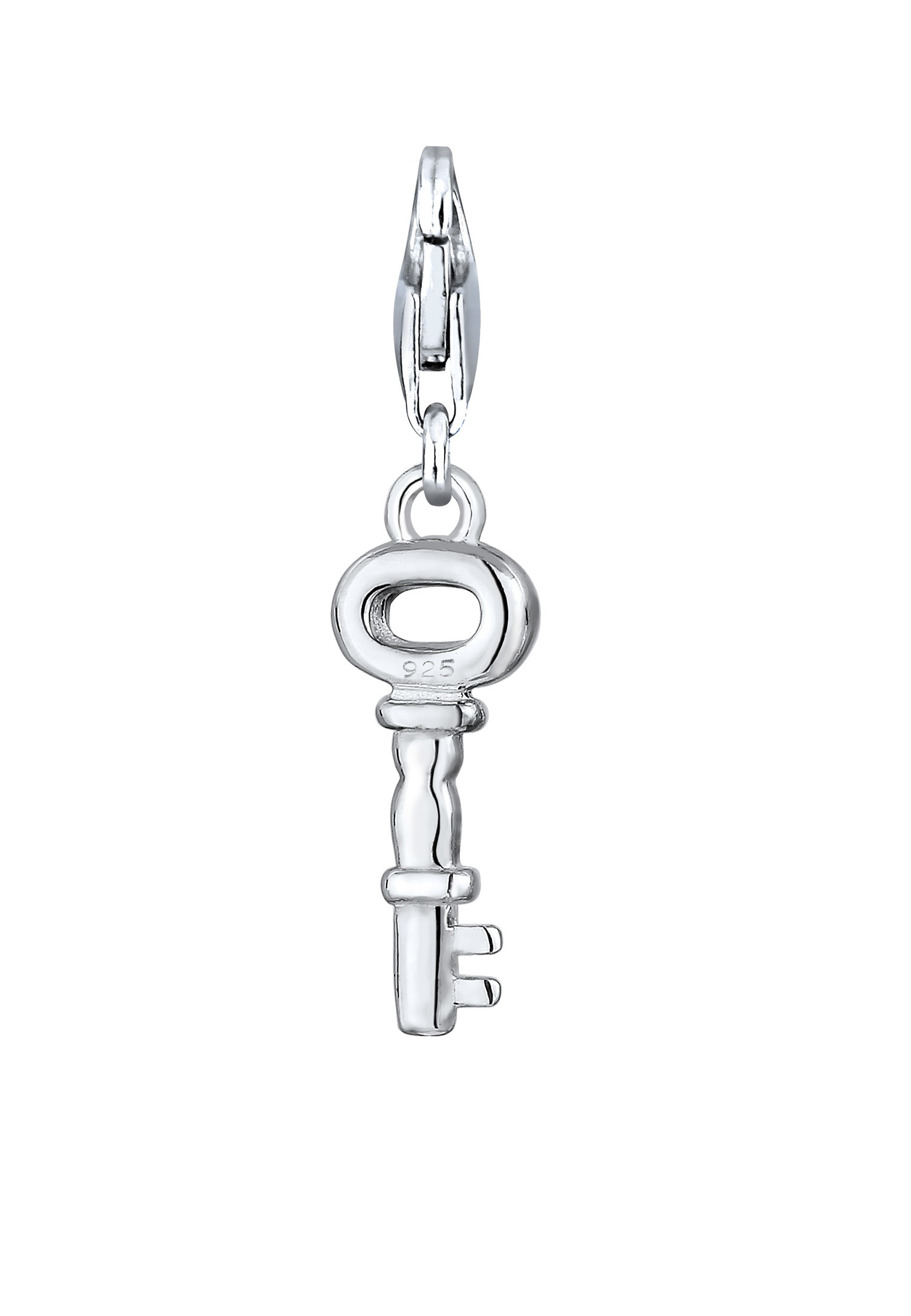 Nenalina Charm-Einhänger »Charm Anhänger Schlüssel Zum Herzen Symbol 925 Silber«