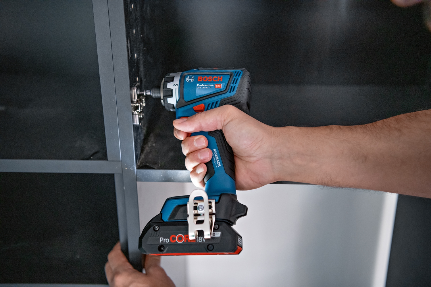 Bosch Professional Akku-Bohrschrauber »»GSR 18V-90 FC««, in L-BOXX 136, ohne Akku, ohne Ladegerät