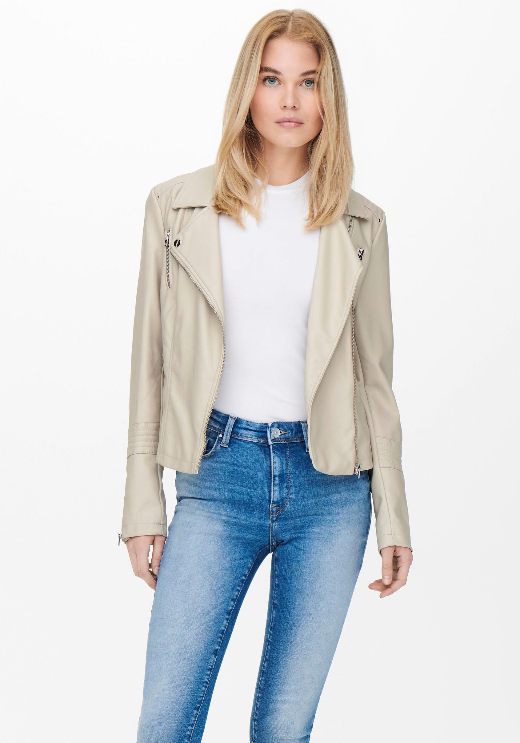 Only Lederimitatjacke »ONLGEMMA FAUX LEATHER BIKER«