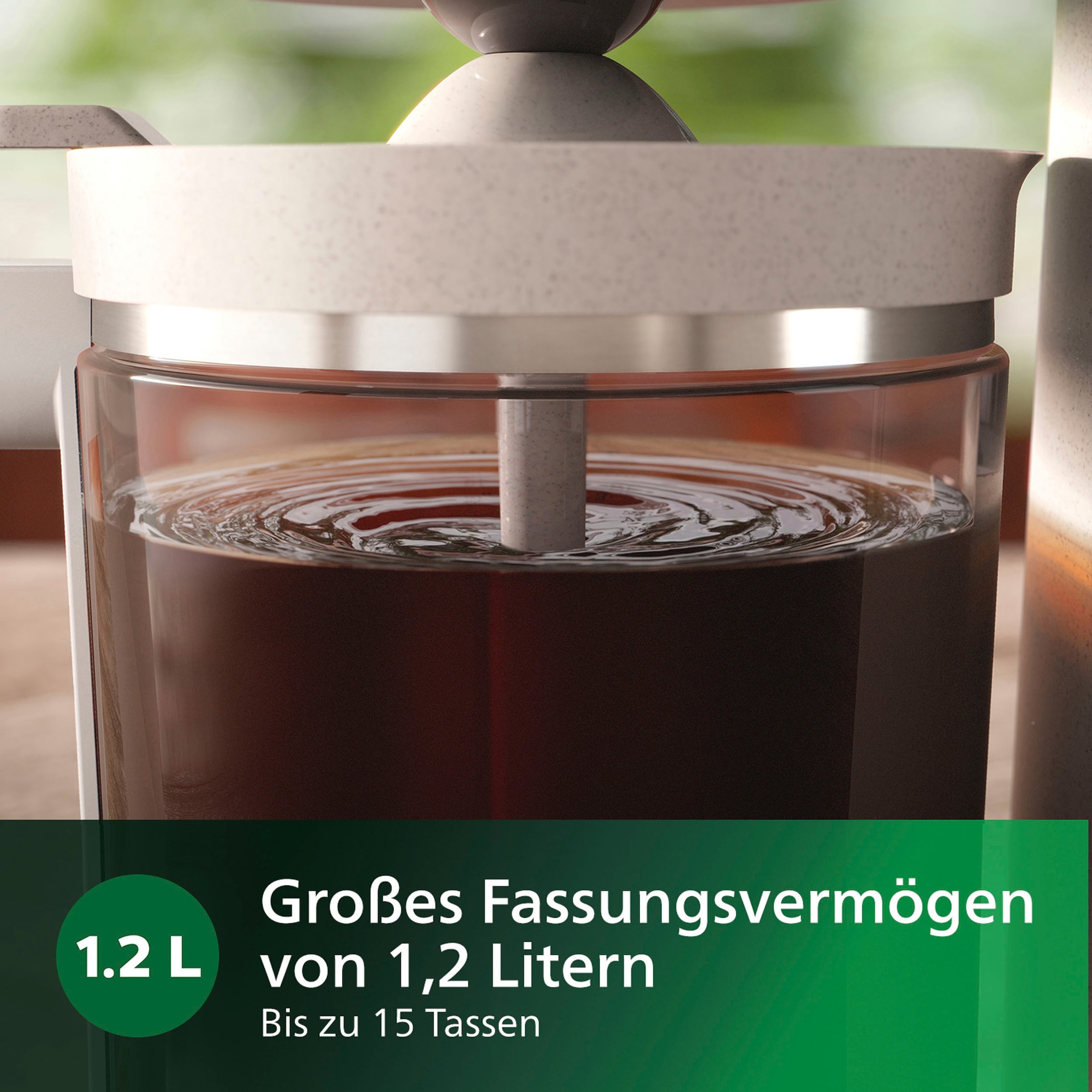 Philips Filterkaffeemaschine »Eco Conscious Edition 5000er Serie HD5120/00«, 1,2 l Kaffeekanne, Tropfstopp und Abschaltfunktion