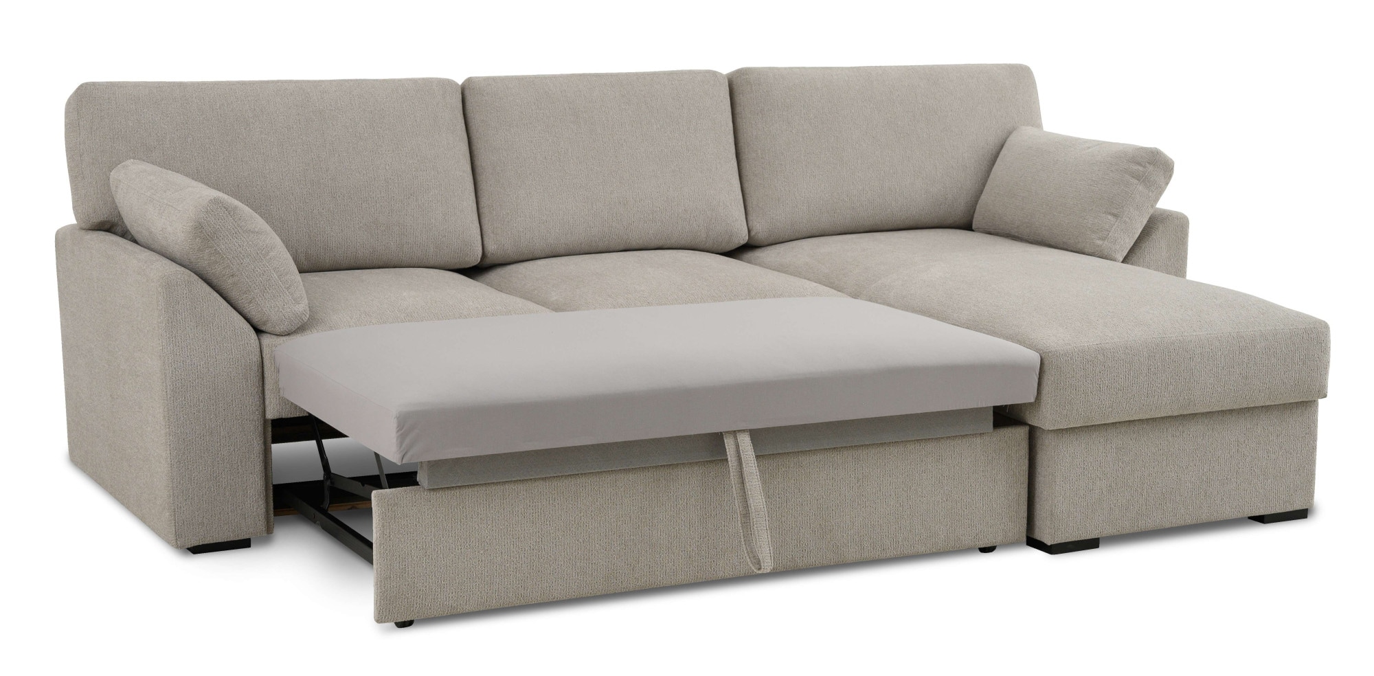 Home affaire Ecksofa »Citry«, Breite 246 cm, Chenille, Bettfunktion, Bettkasten, L-Form