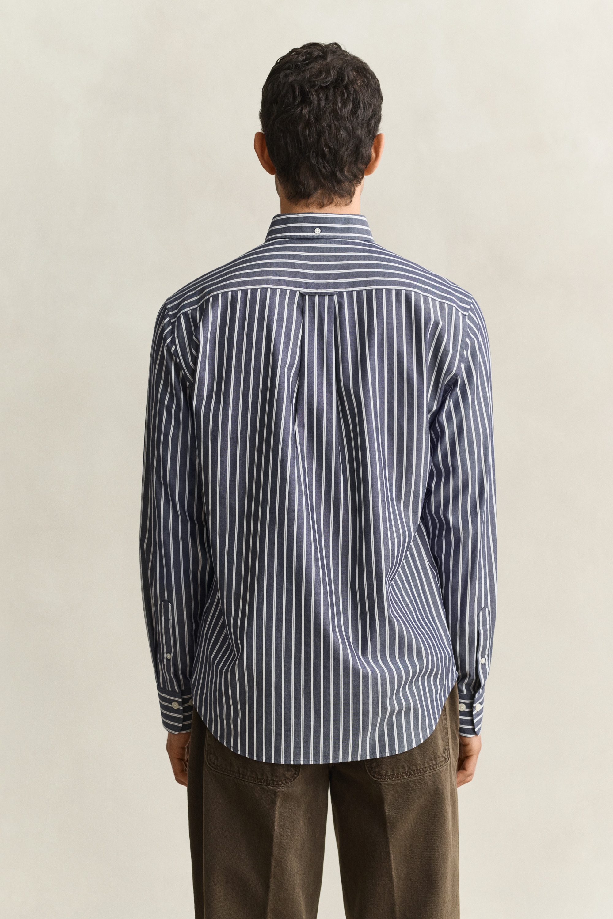 Gant Langarmhemd »REGULAR POPLIN STRIPE« Button-down-Kragen, gestreift, regular fit